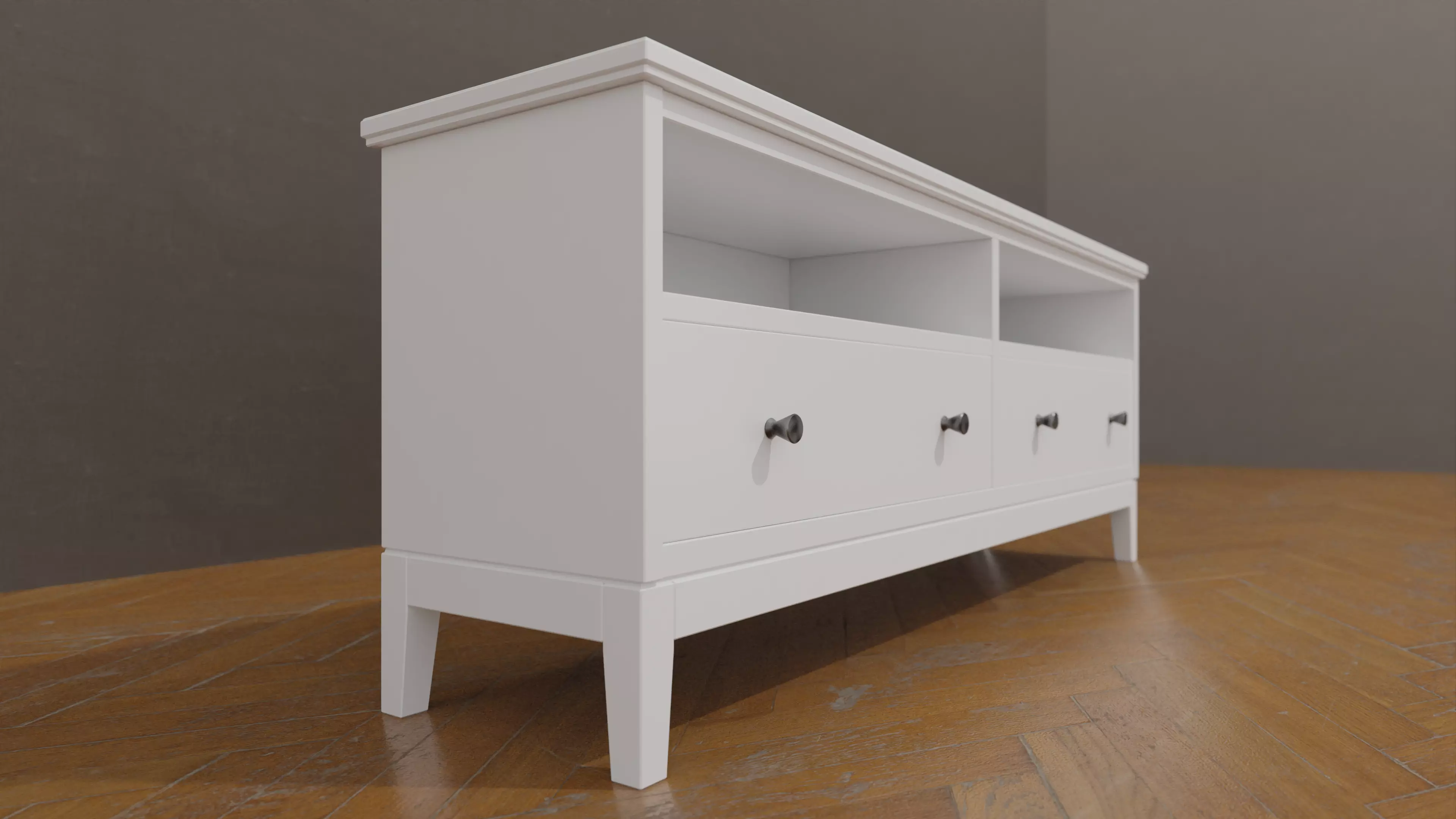 IKEA IDANAS TV table Free 3D model_0