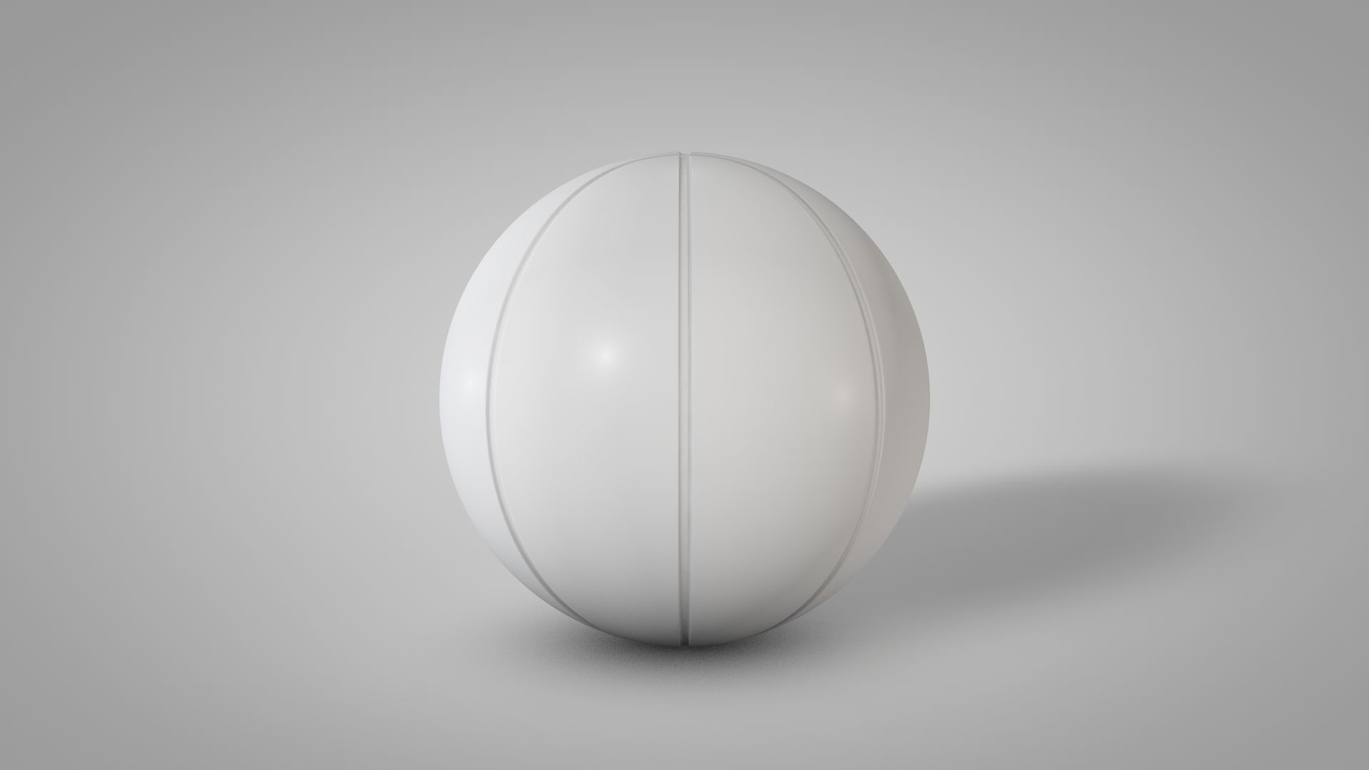Basketball ball Low-poly 3D model_4