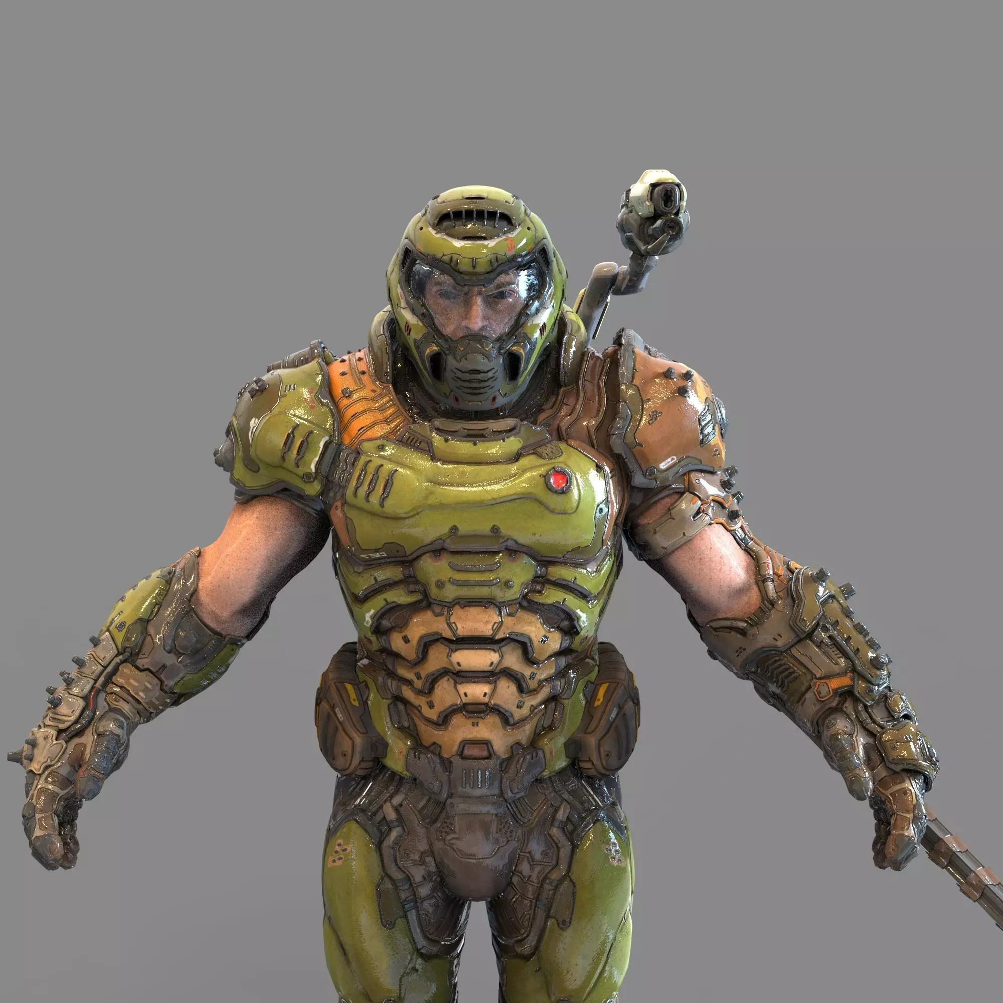 Doom Eternal Slayer Full Body Wearable Armor with Accesories 3D print model_0