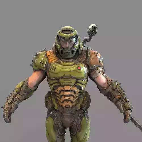 Doom Eternal Slayer Full Body Wearable Armor with Accesories 3D print model