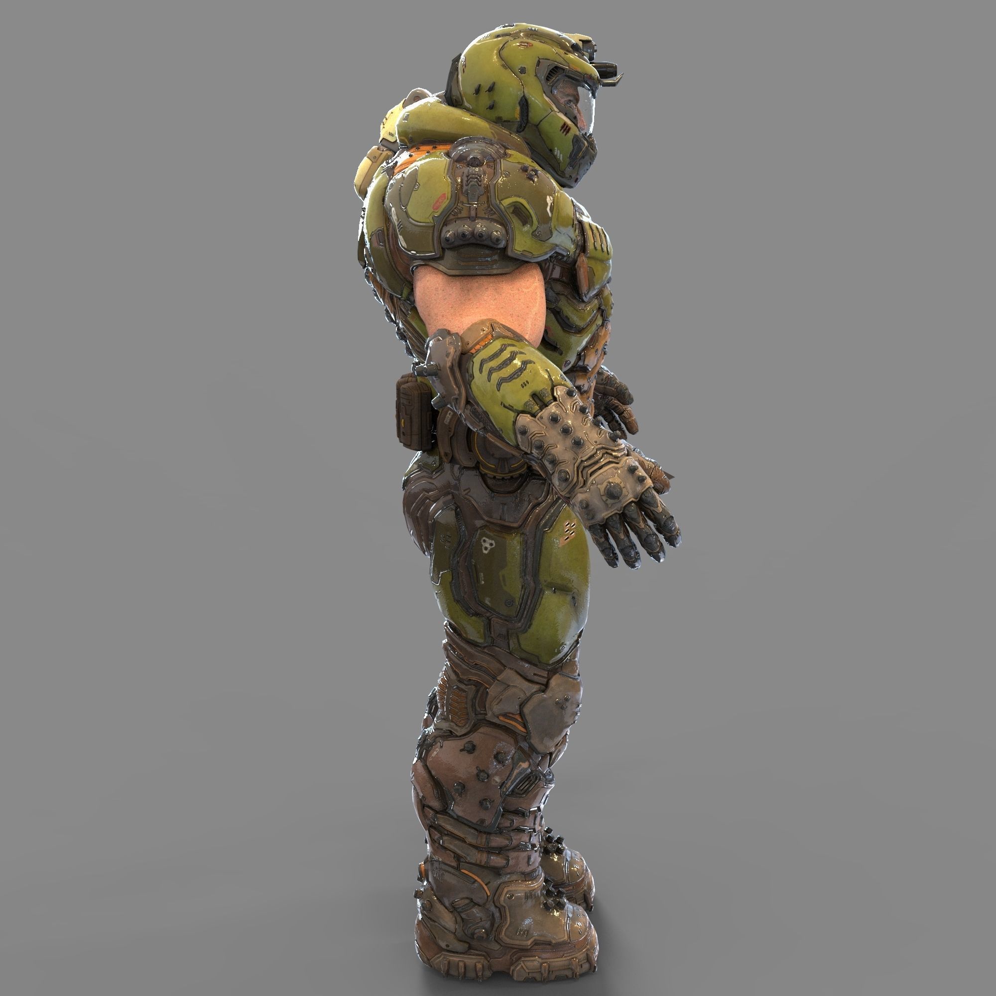 Doom Eternal Slayer Full Body Wearable Armor with Accesories 3D print model_50