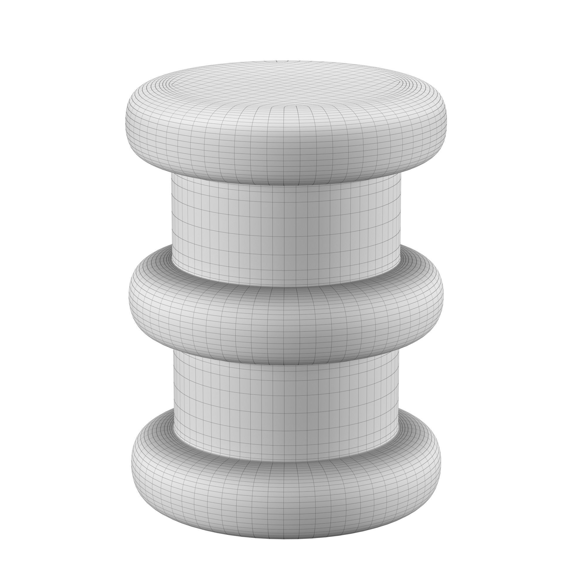 Kartell Pilastro stool 3D model_6