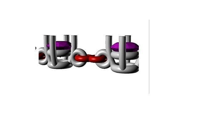 YD126 structure of polymer chain 3D print model
