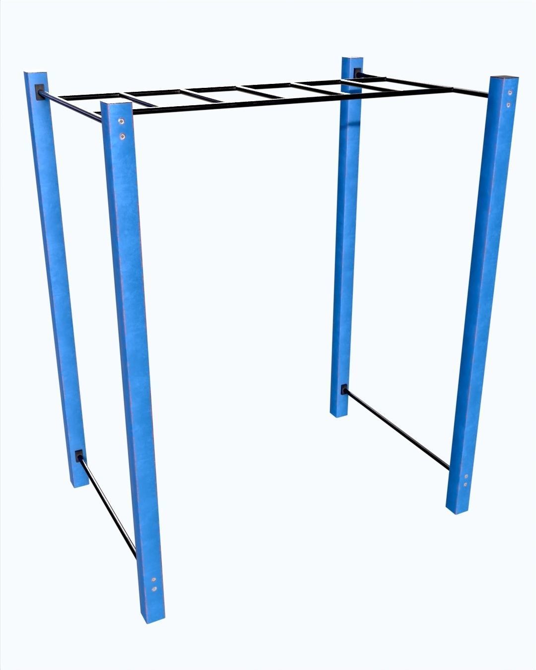 Street Workout Component01 Low-poly 3D model_11