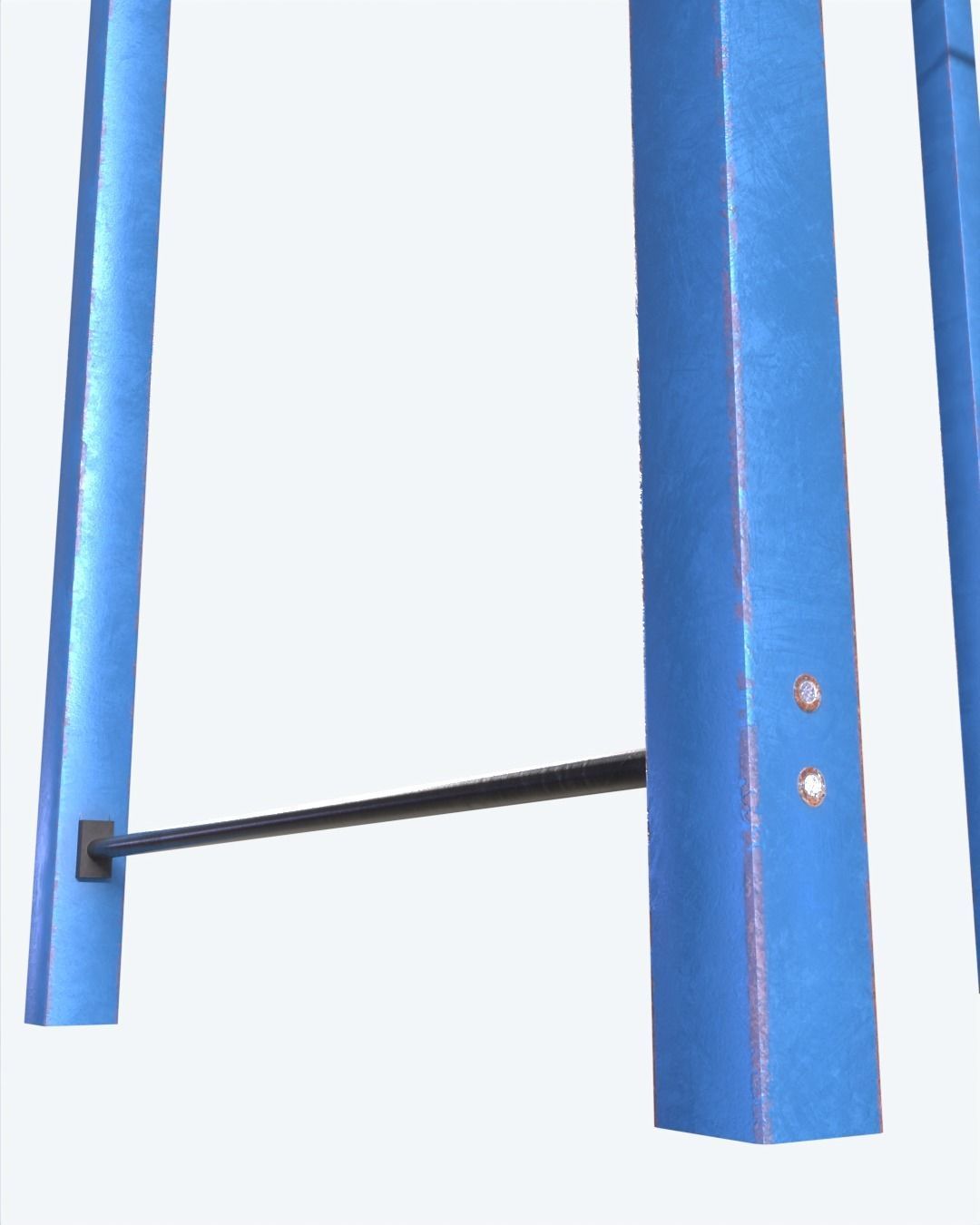 Street Workout Component01 Low-poly 3D model_7