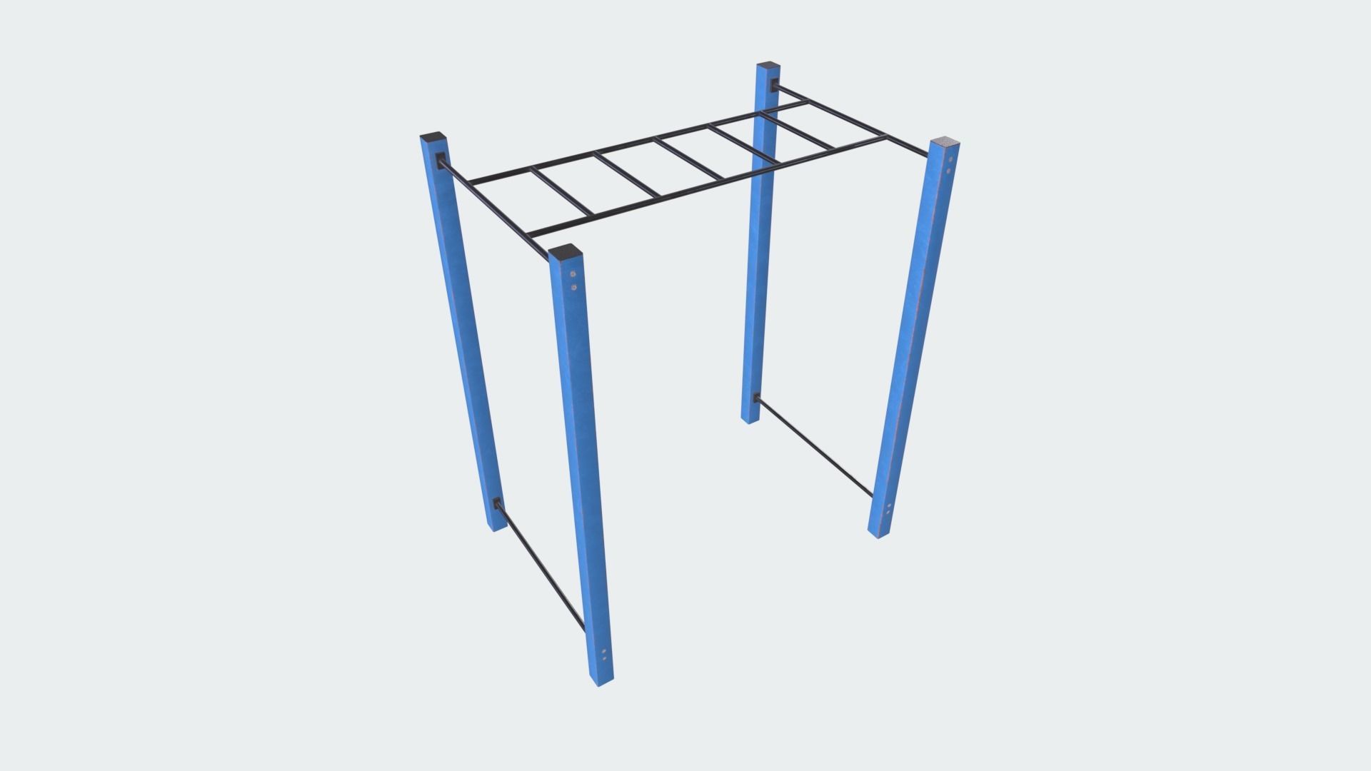 Street Workout Component01 Low-poly 3D model_13