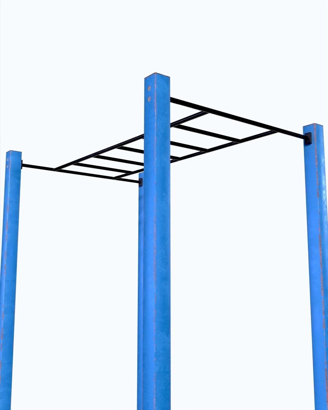 Street Workout Component01 Low-poly 3D model_3