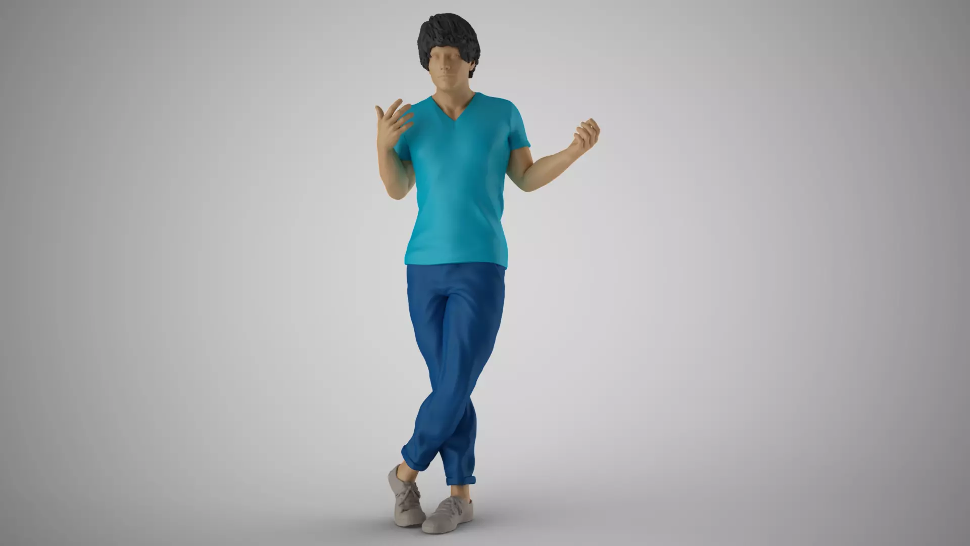 Expressive Man 3D print model_0