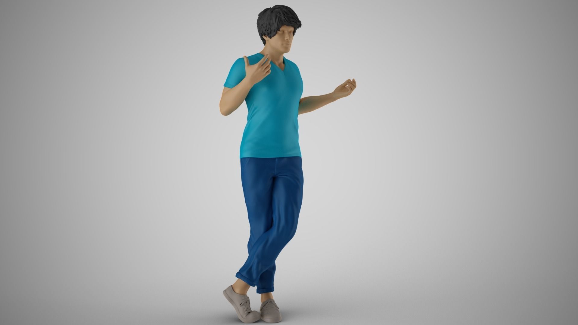 Expressive Man 3D print model_4