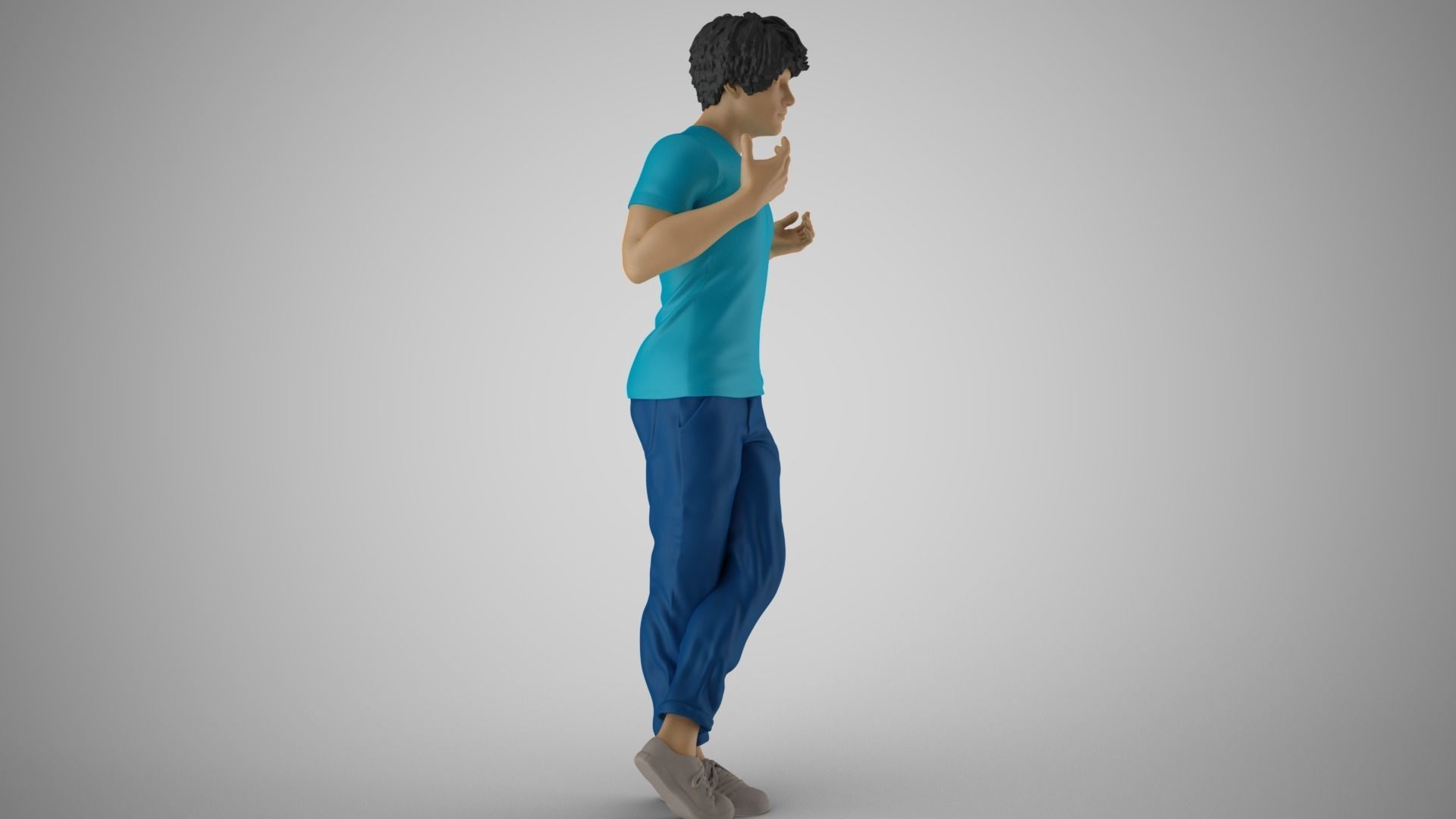 Expressive Man 3D print model_5