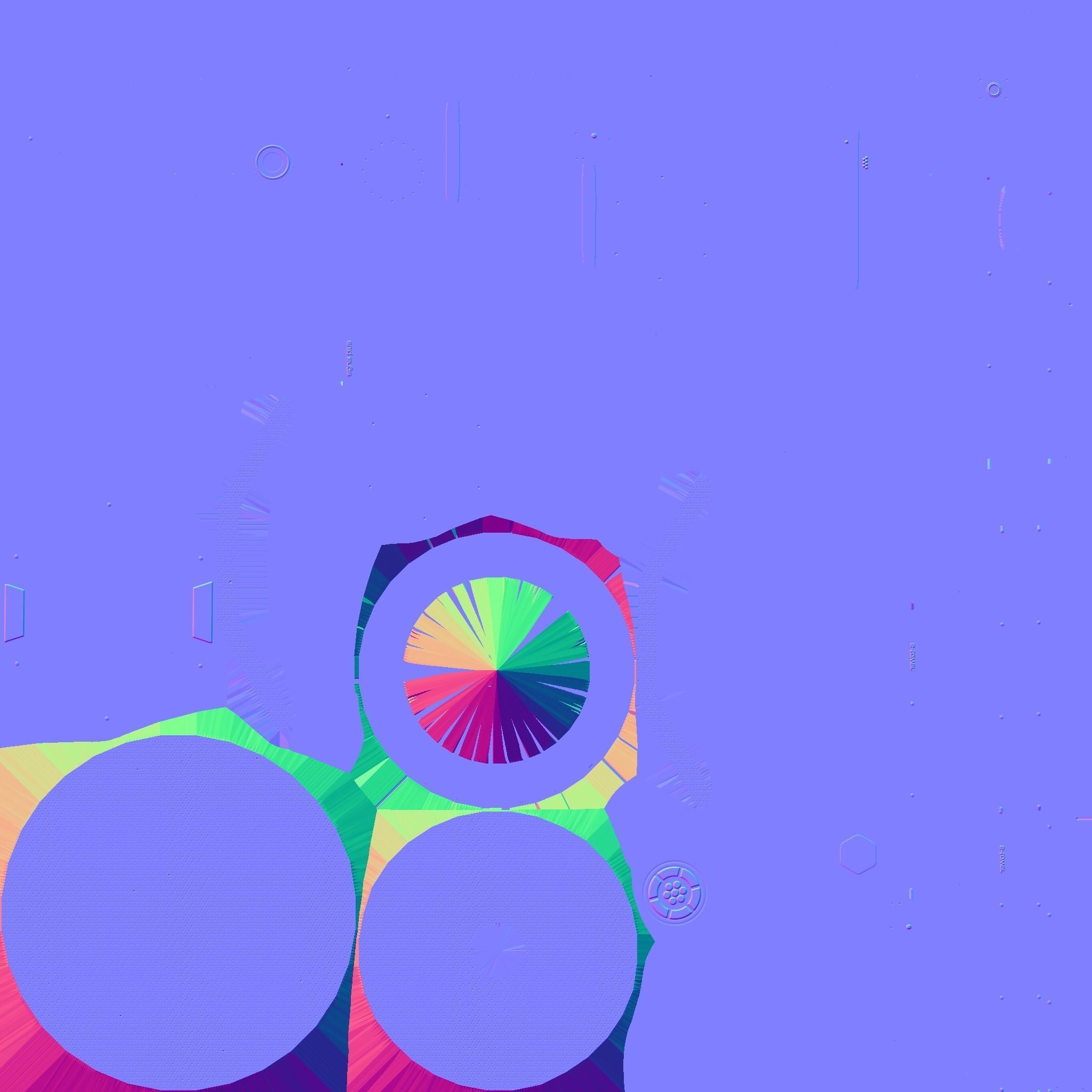 SciFi Antenna Tower A06 Green - Sci Fi Exterior Design Low-poly 3D model_24