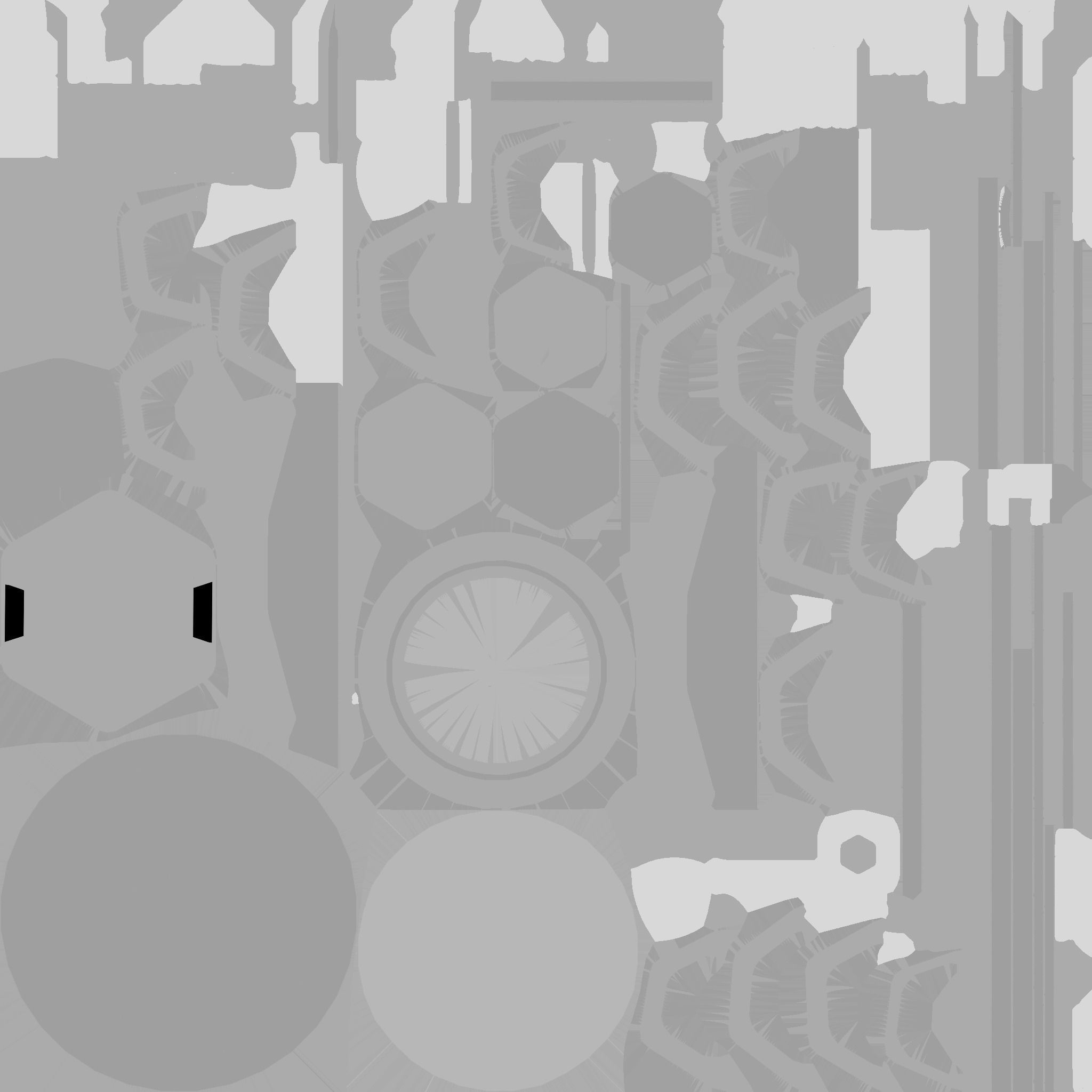 SciFi Antenna Tower A06 Green - Sci Fi Exterior Design Low-poly 3D model_23