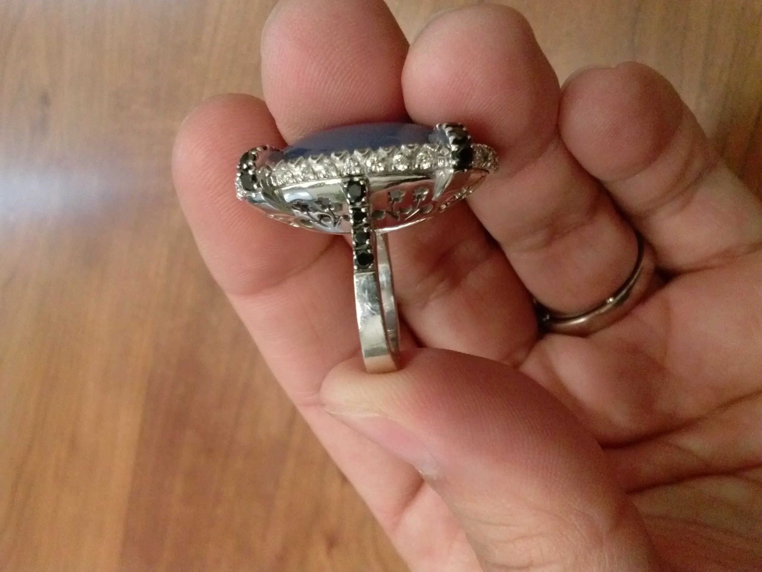 YD127 chalcedony and diamond ring 3D print model_7