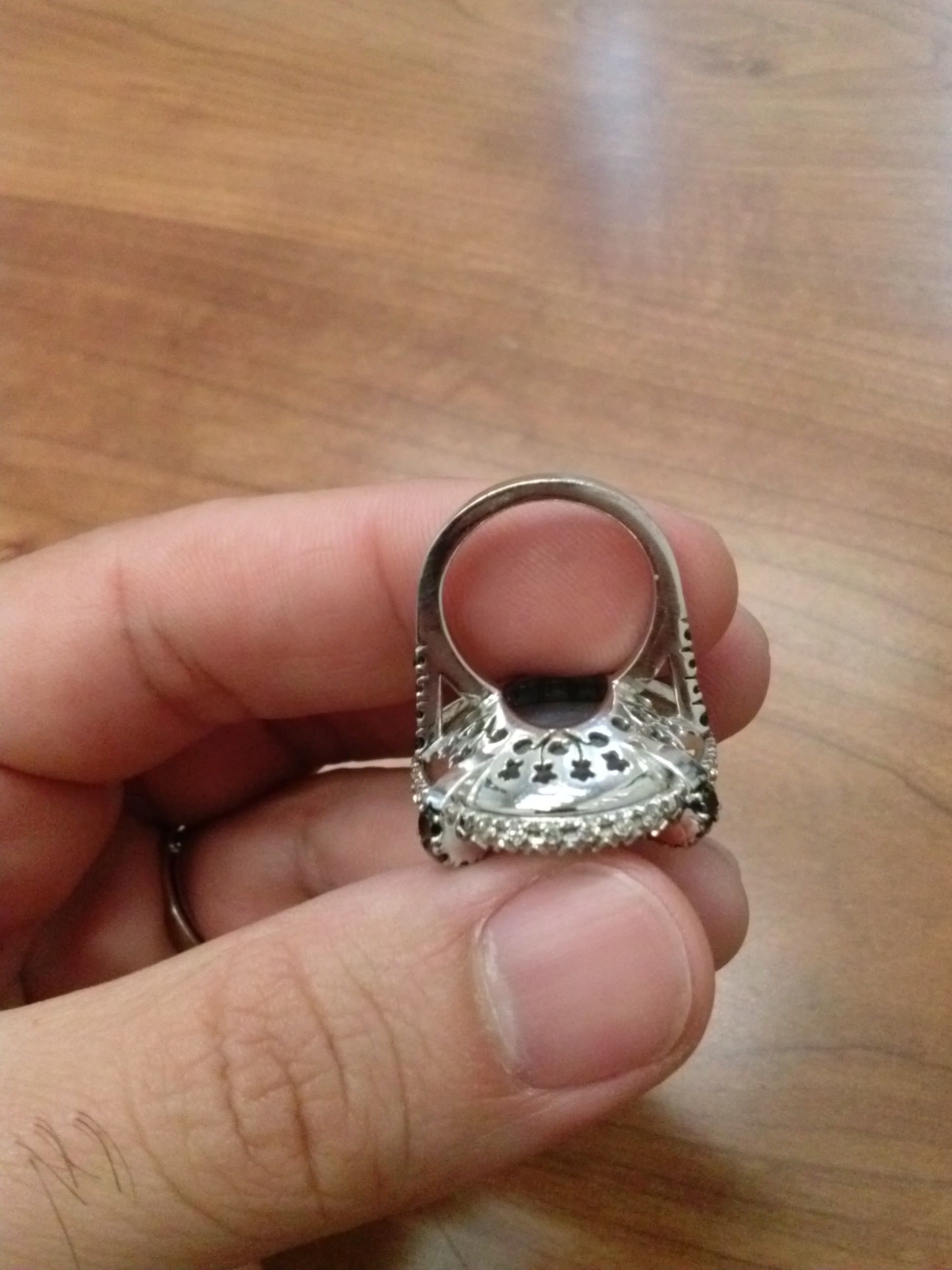 YD127 chalcedony and diamond ring 3D print model_8