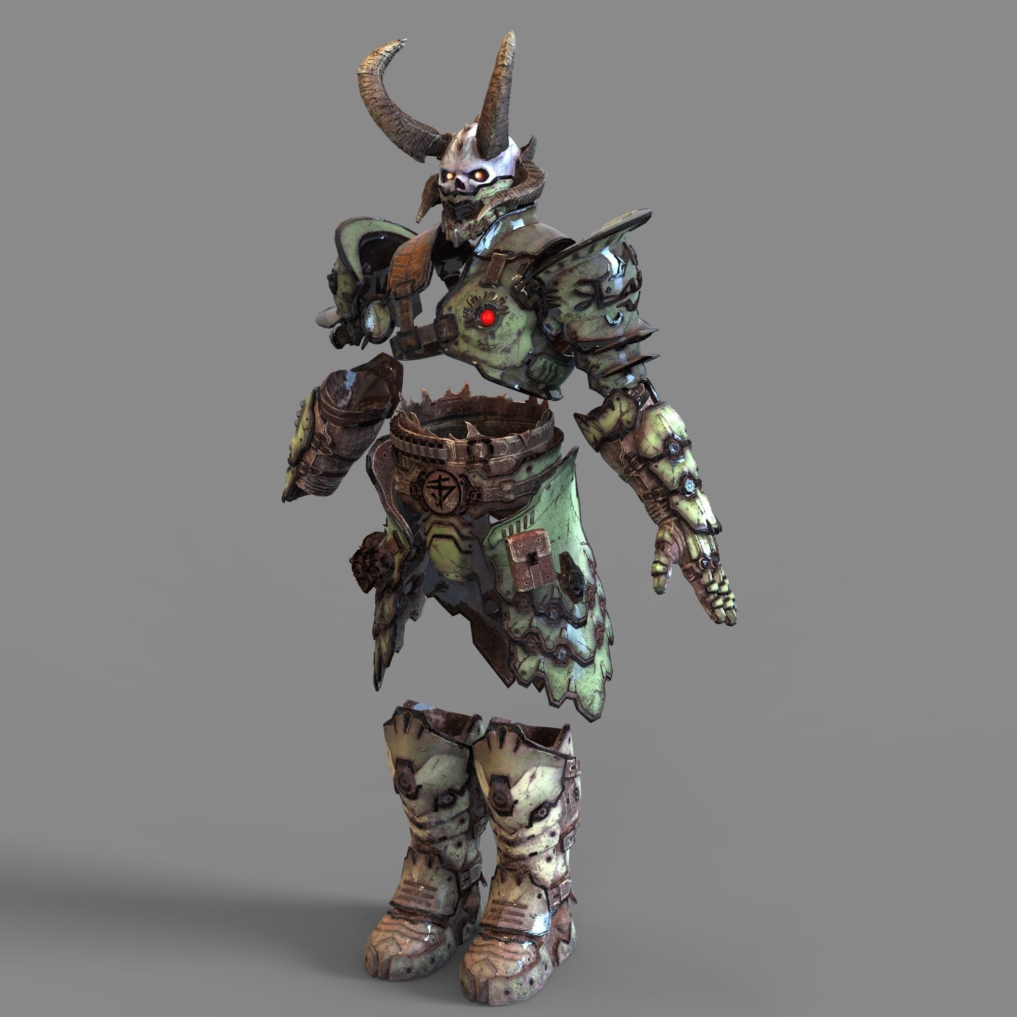 Doom Eternal Marauder Full Body Wearable Armor with Head 3D print model_79