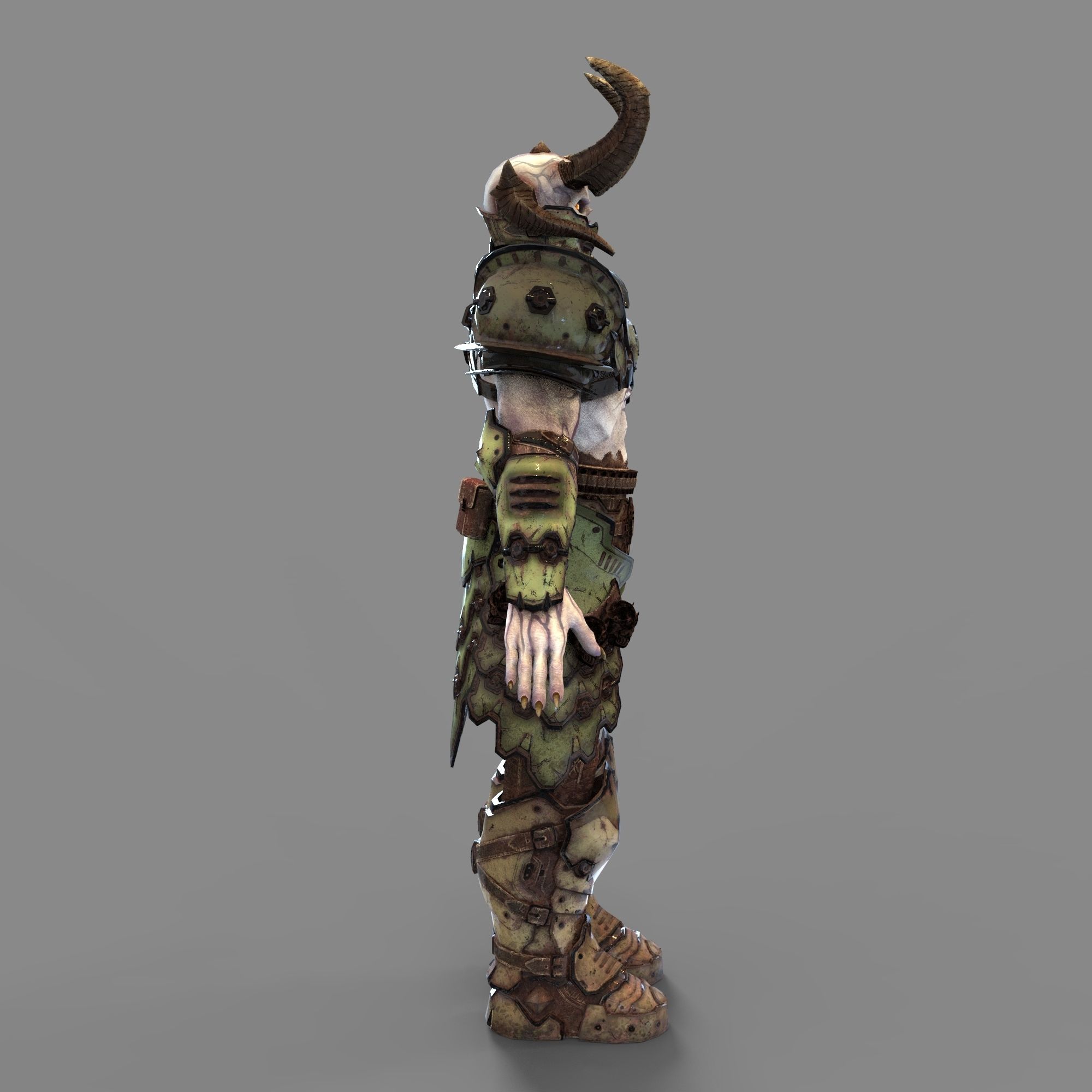 Doom Eternal Marauder Full Body Wearable Armor with Head 3D print model_82