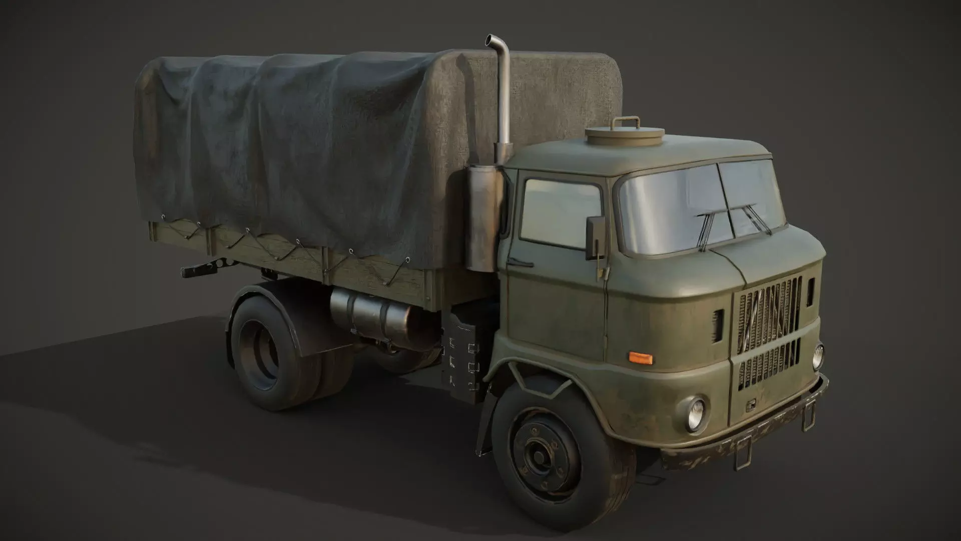 IFA w50 Truck  3D model_0