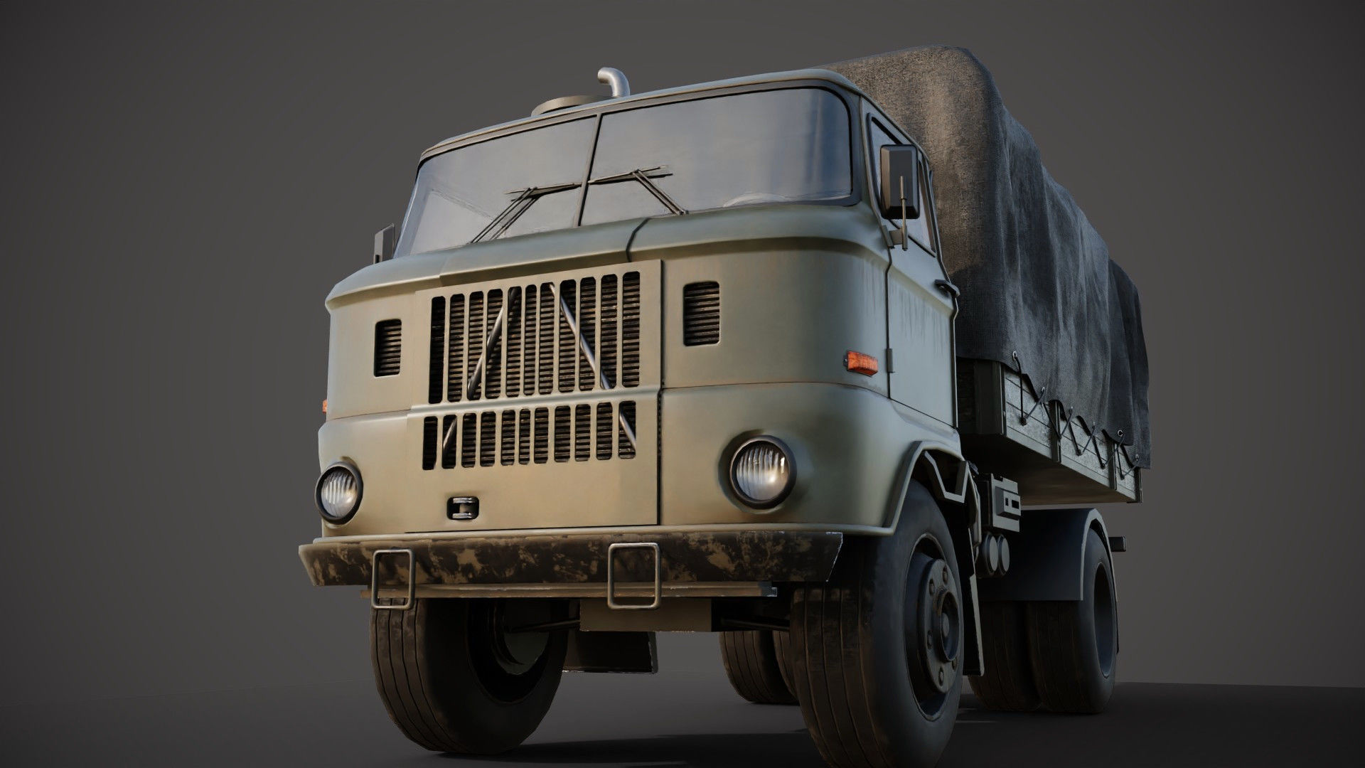 IFA w50 Truck  3D model_2