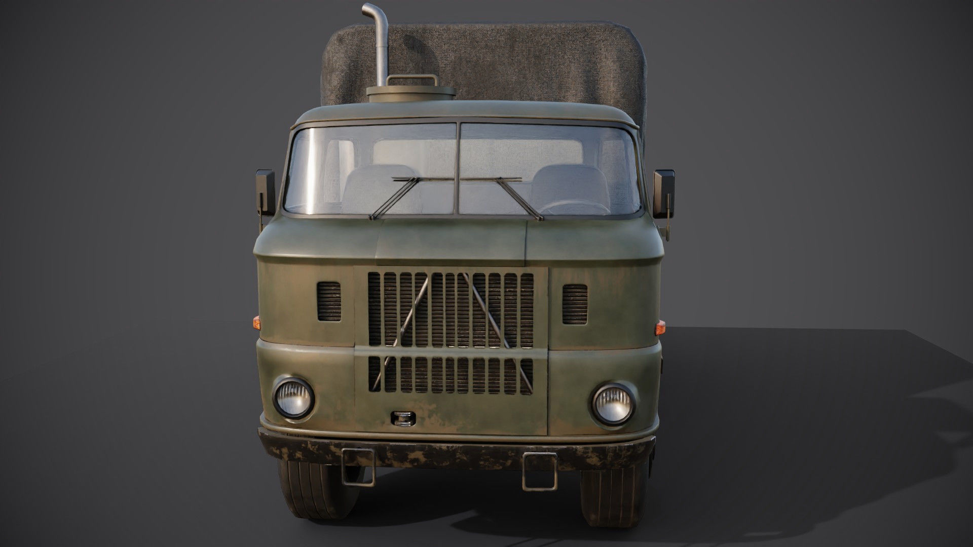 IFA w50 Truck  3D model_4