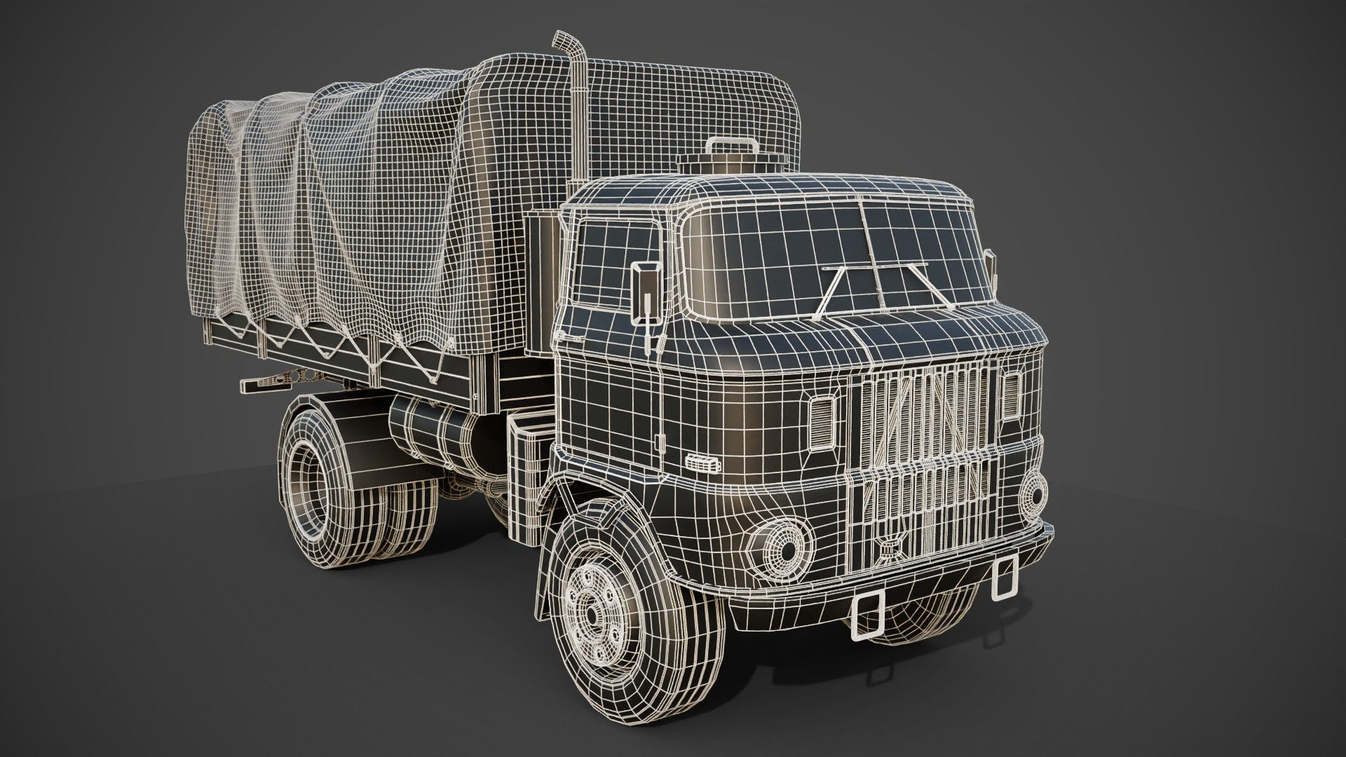 IFA w50 Truck  3D model_7