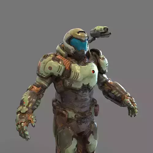 Doom Eternal Doomguy 2016 Slayer Version Full Body Armor 3D print model