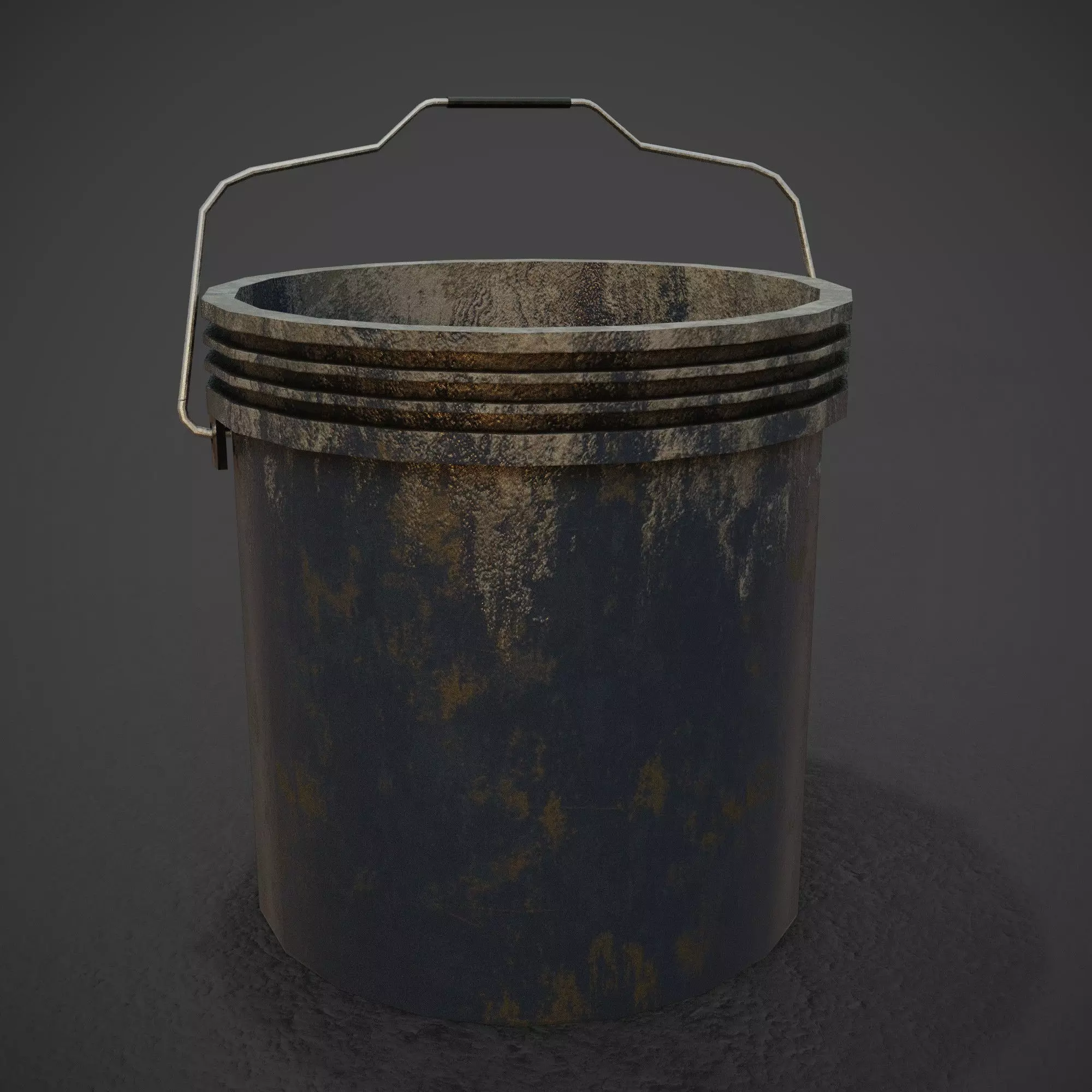 bucket Free low-poly 3D model