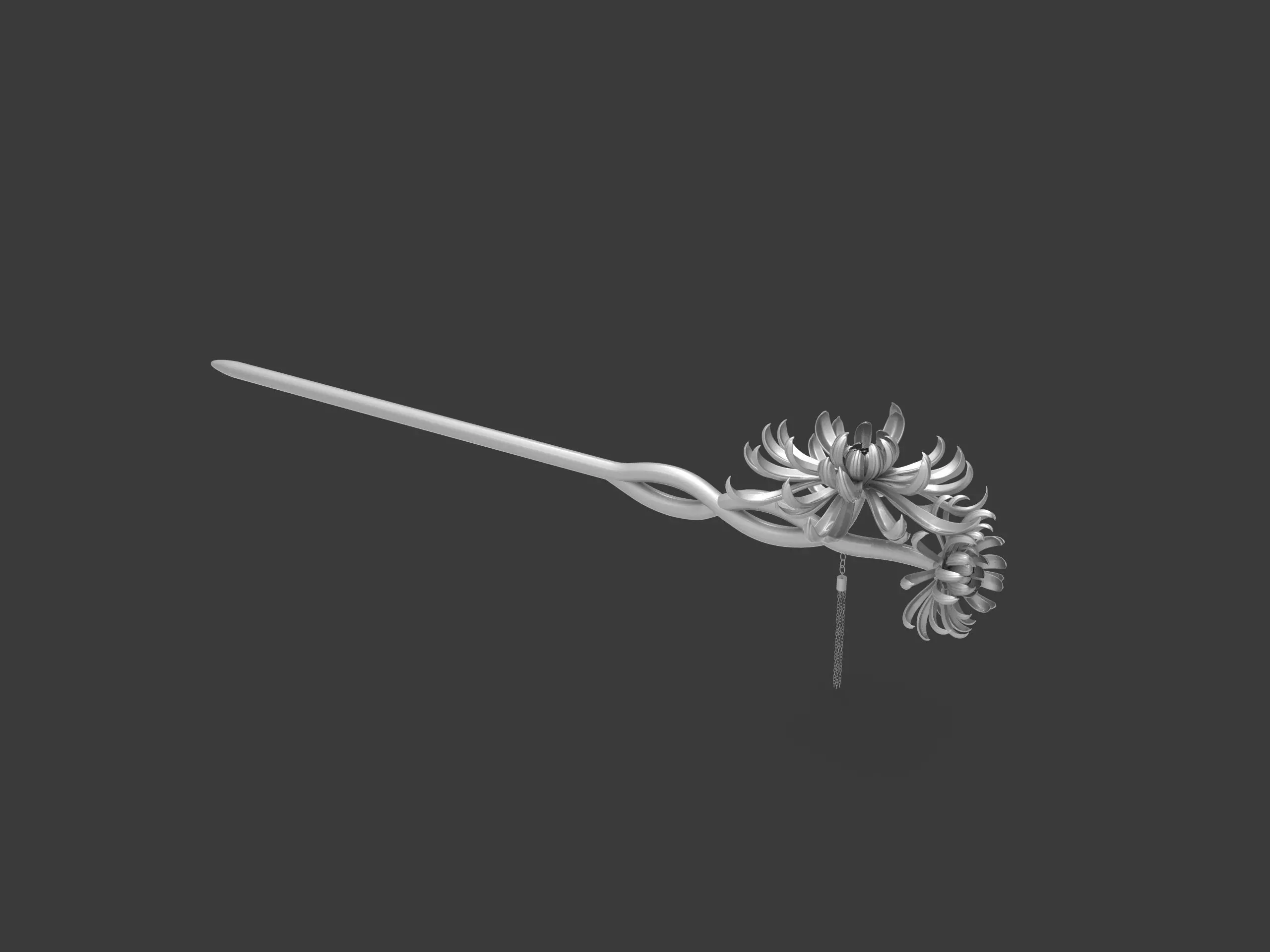Daisy hairpin 3D print model