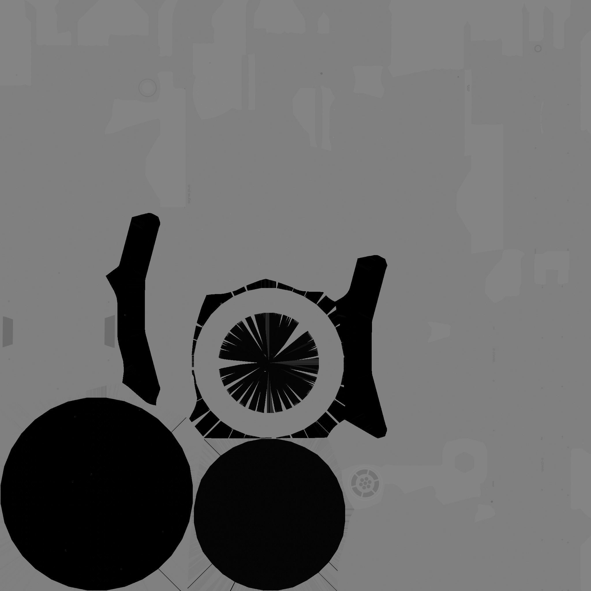 SciFi Antenna Tower A08 Metallic - Sci Fi Exterior Design Low-poly 3D model_23