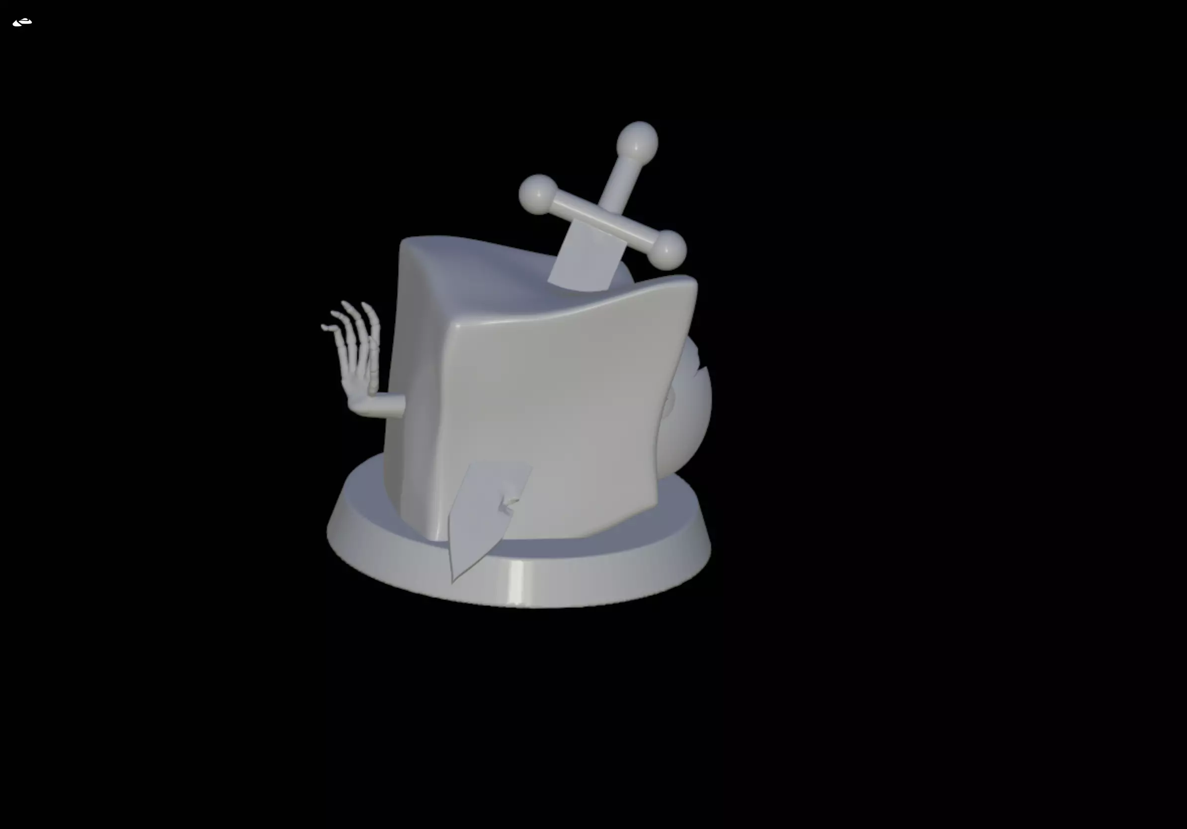Gelatinous Cube model Free 3D print model