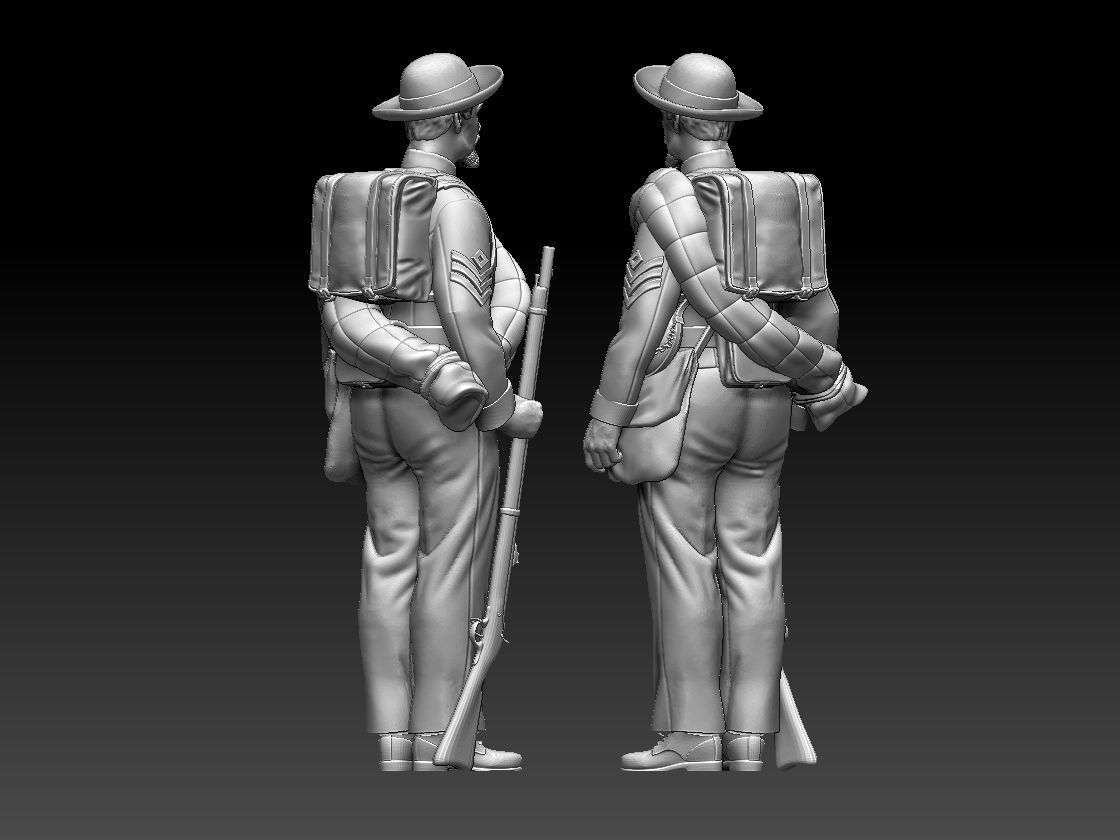 Confederate Mississippi Infantry 3D print model_5