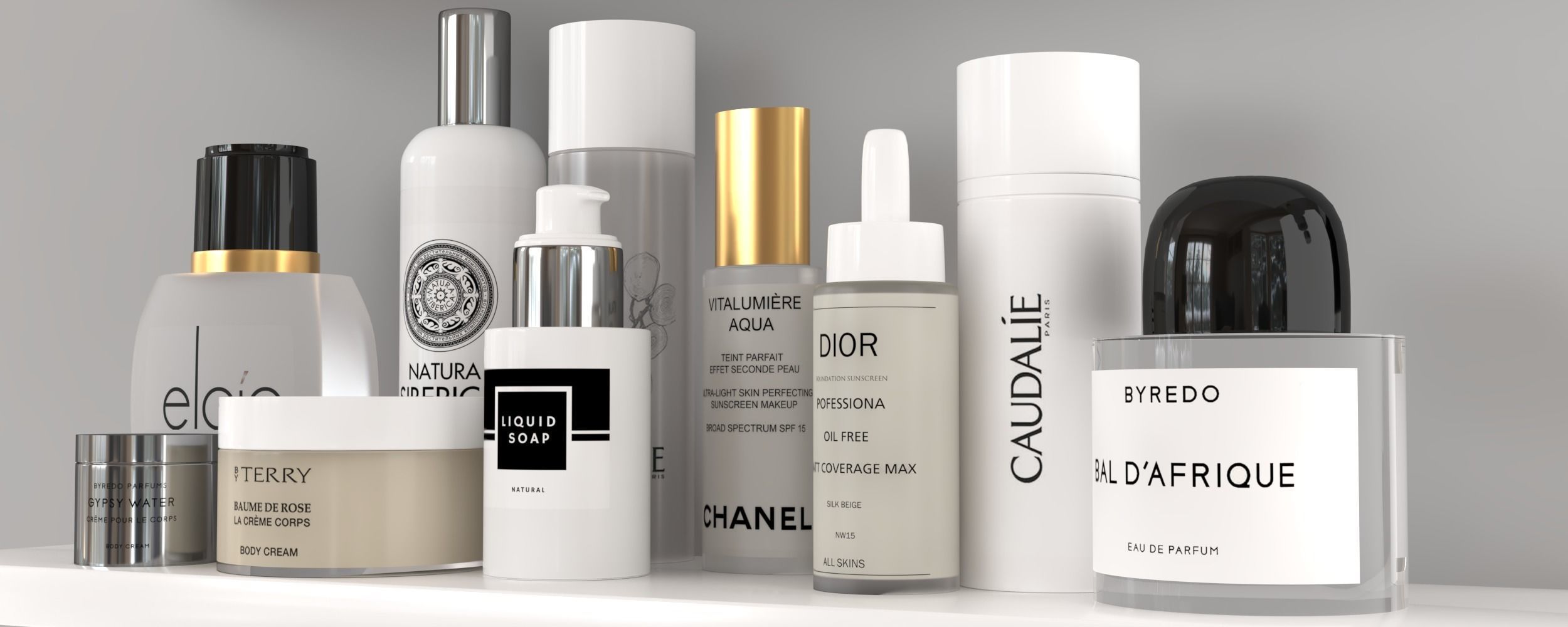 beauty product 3D model_2