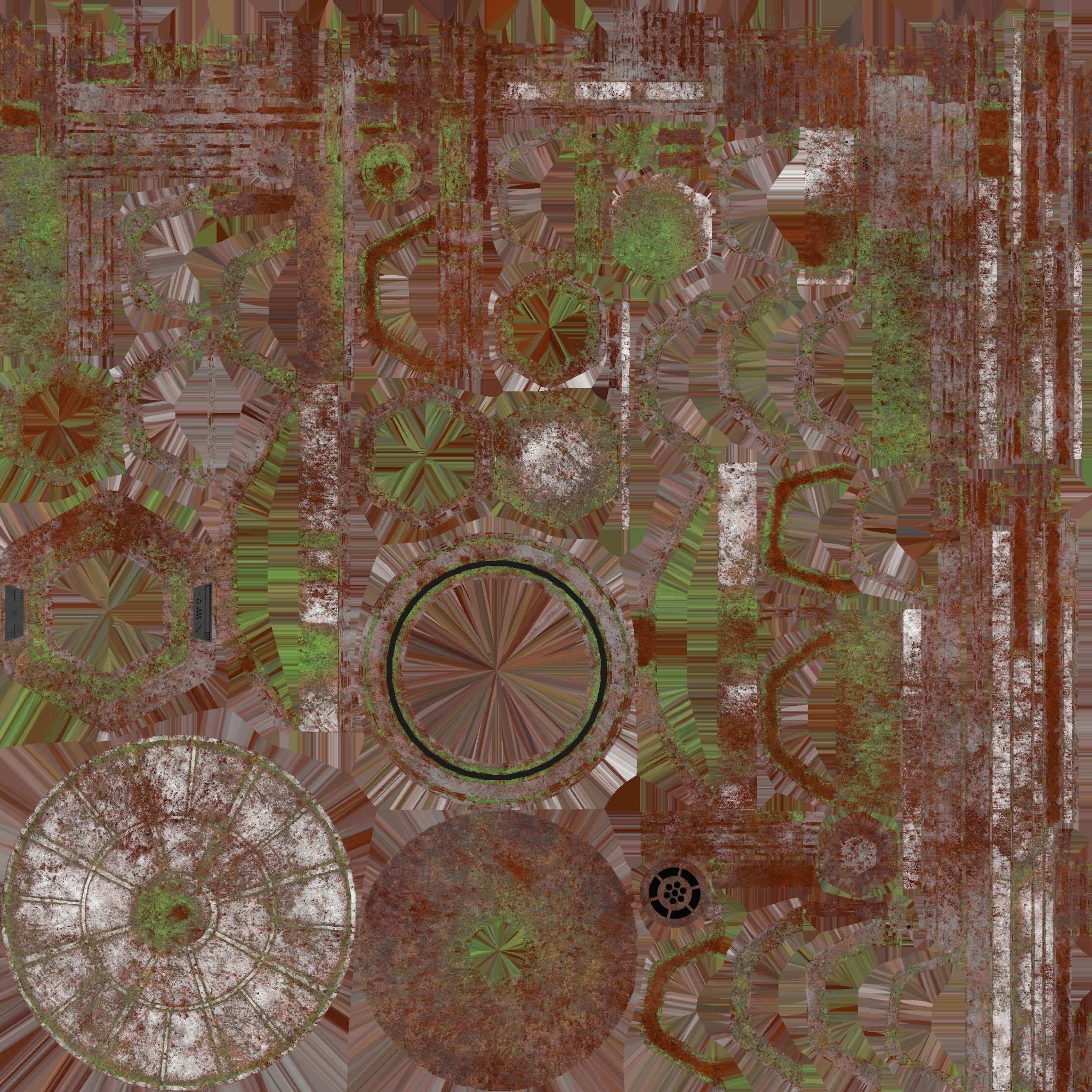 SciFi Antenna Tower A10 Abandoned - Sci Fi Exterior Design Low-poly 3D model_20