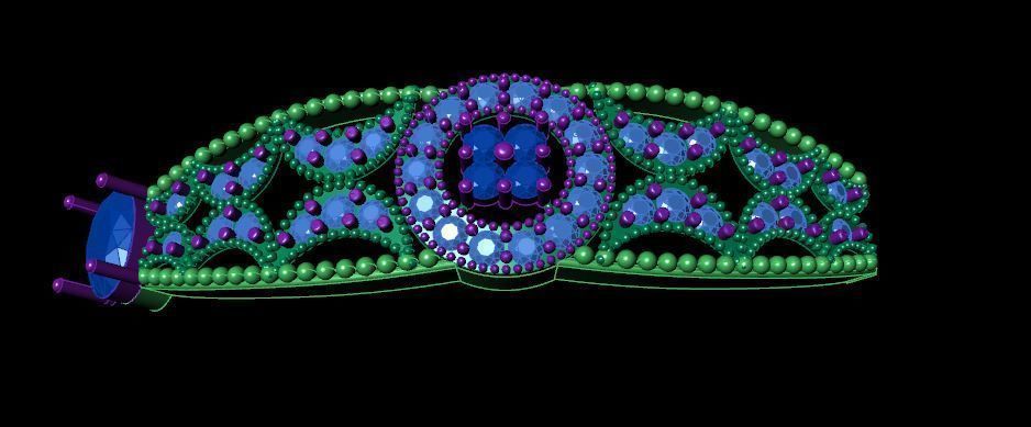 Bracelet 3D print model_3