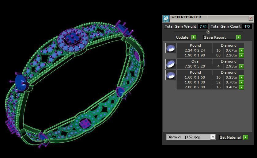 Bracelet 3D print model_5