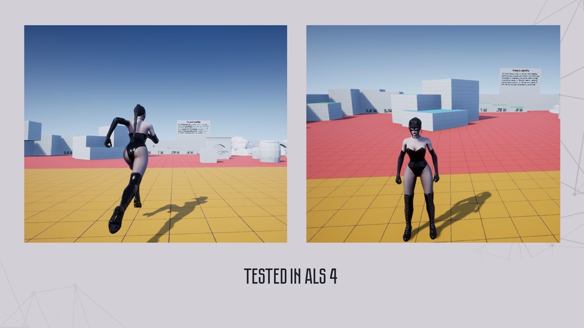 Lady Cat - Game Ready Low-poly 3D model_18