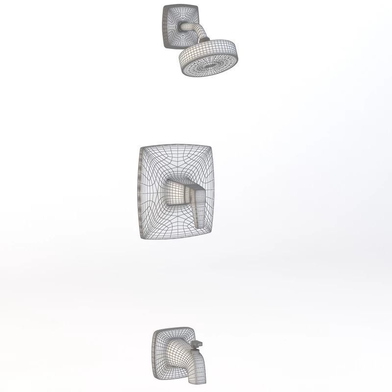 Arkitek 1-Handle Tub andShower 3D model_6