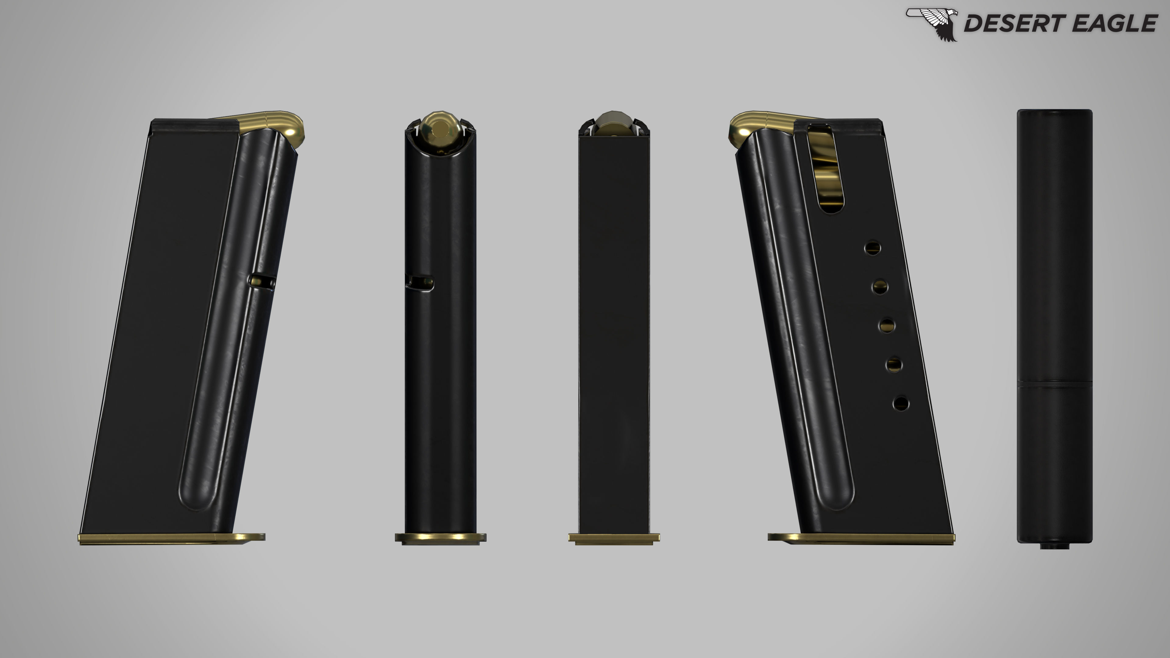 Custom Desert Eagle 3D model_7
