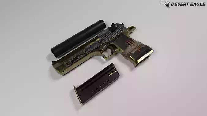 Custom Desert Eagle 3D model