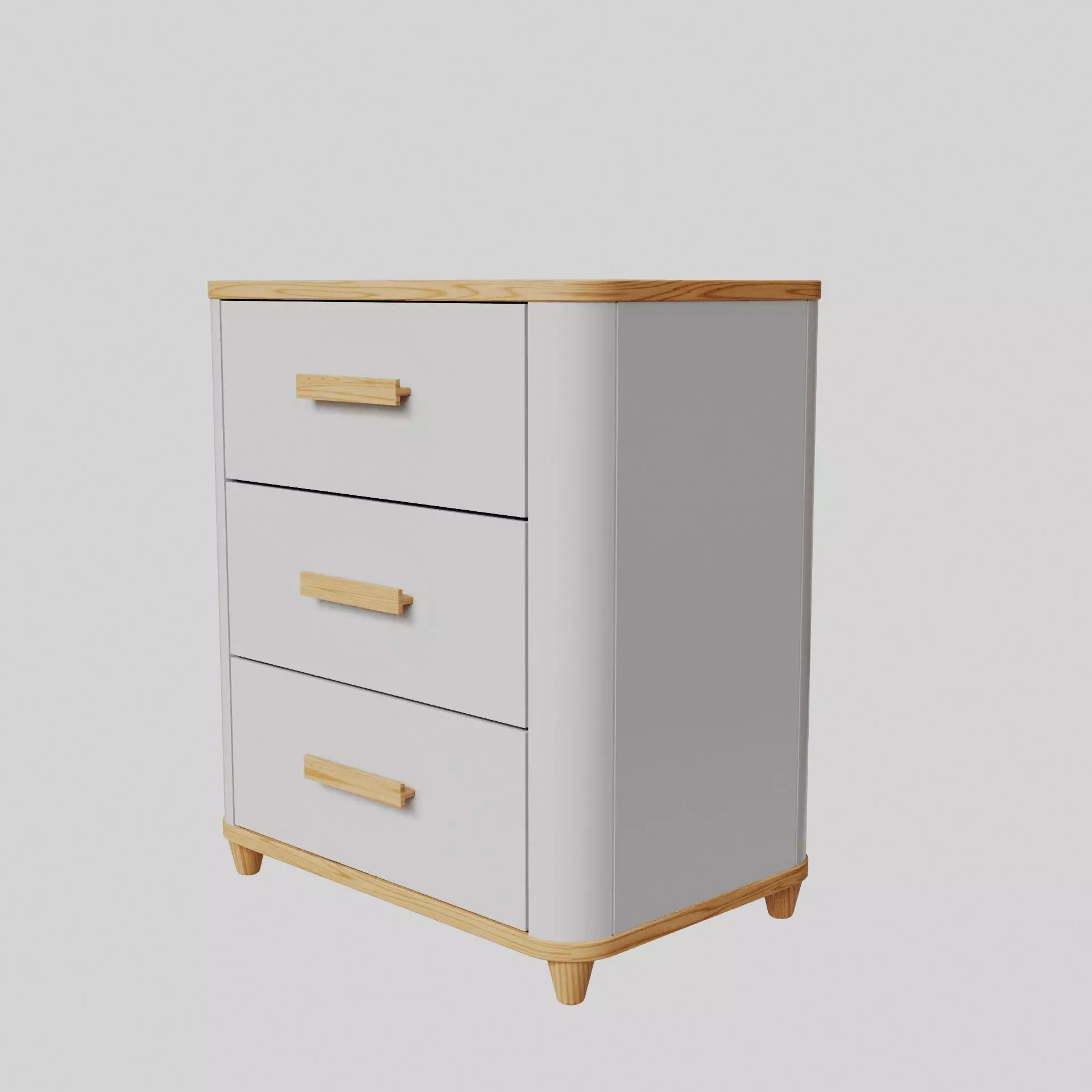 Bedside Table 001 3D model_0