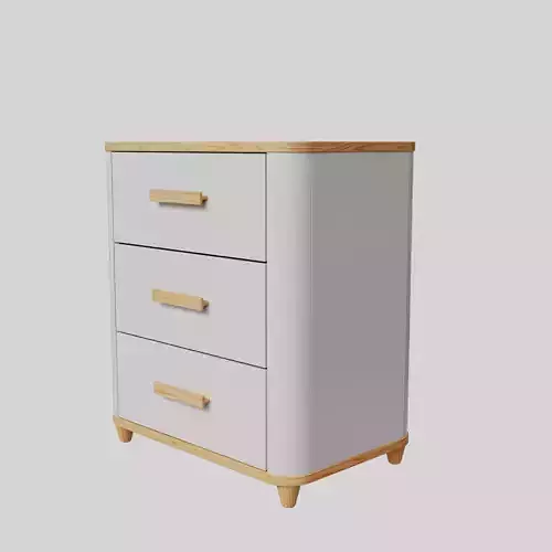 Bedside Table 001 3D model