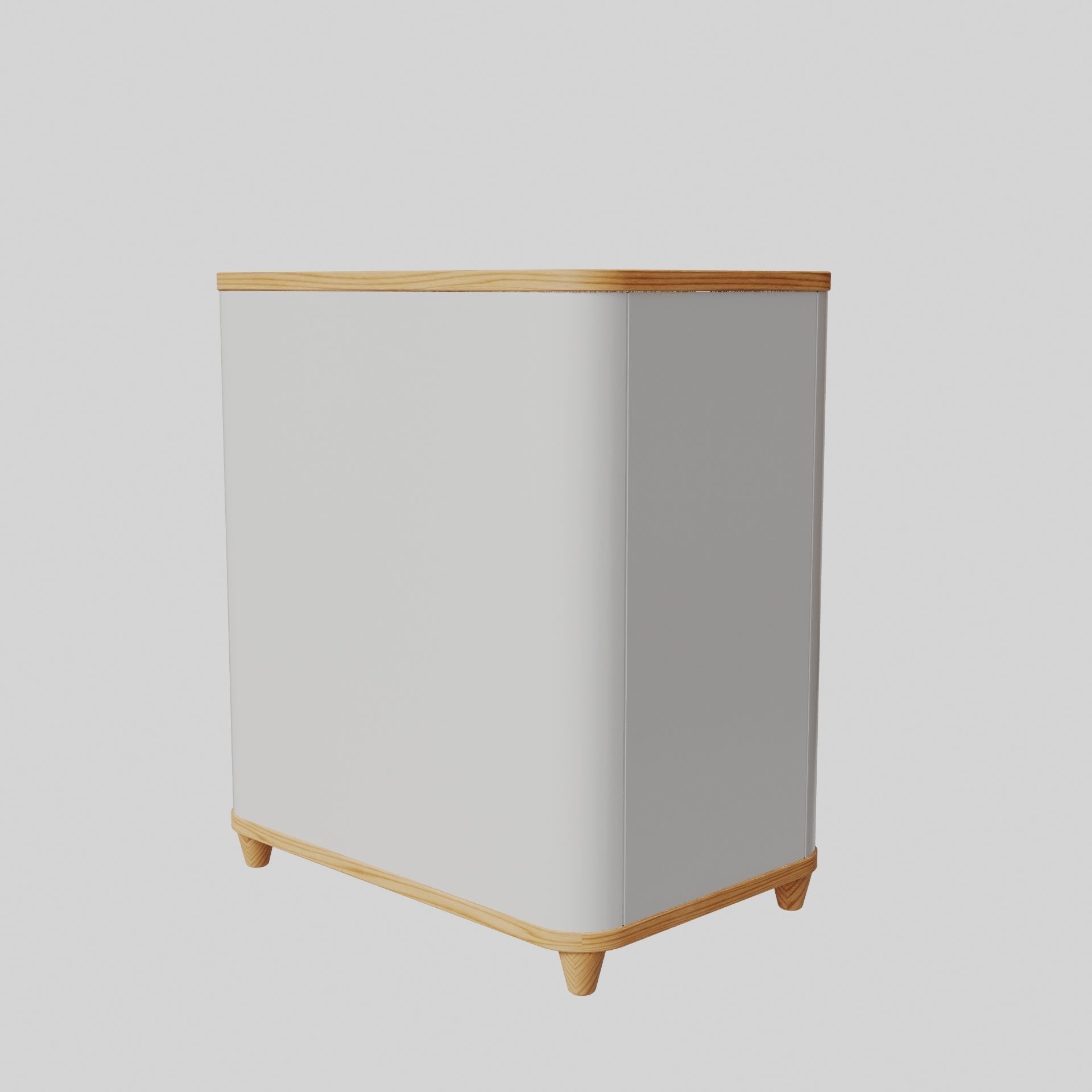 Bedside Table 001 3D model_4