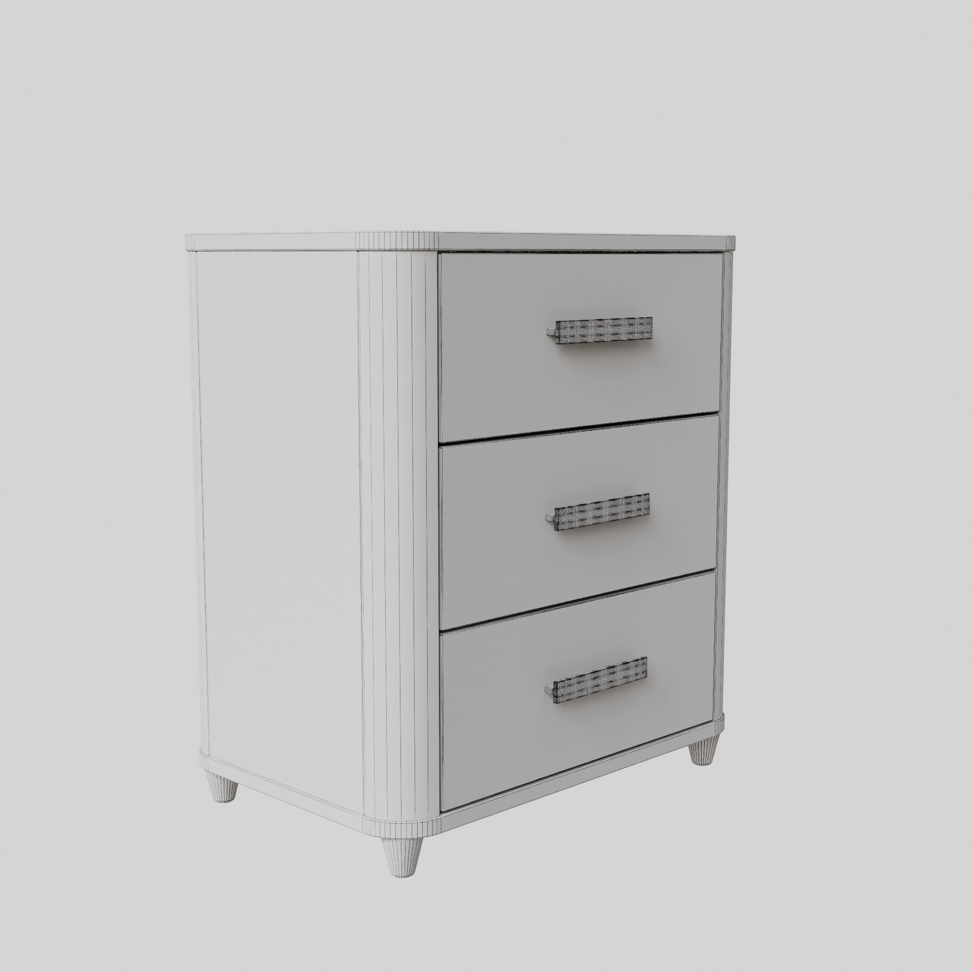 Bedside Table 001 3D model_10