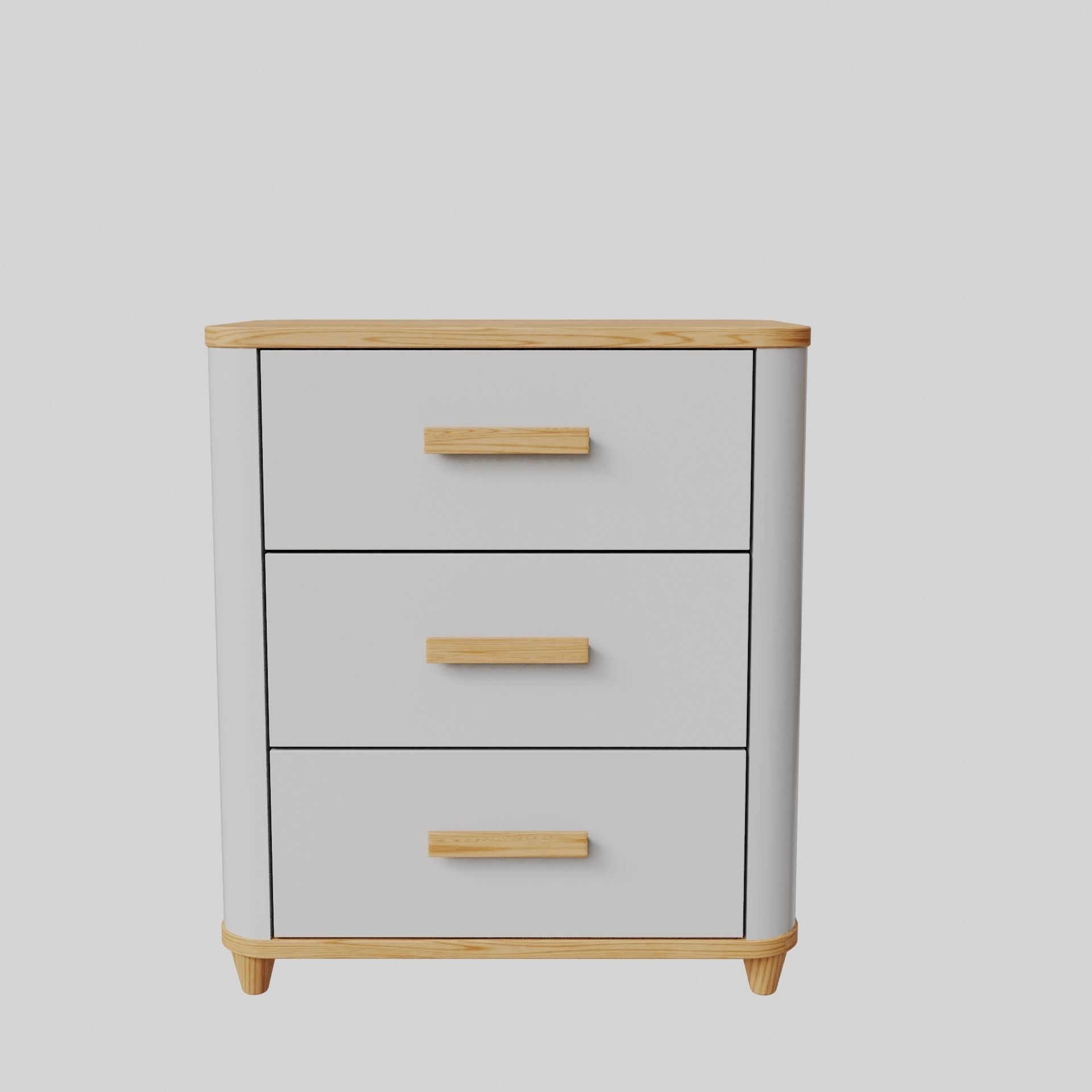 Bedside Table 001 3D model_1