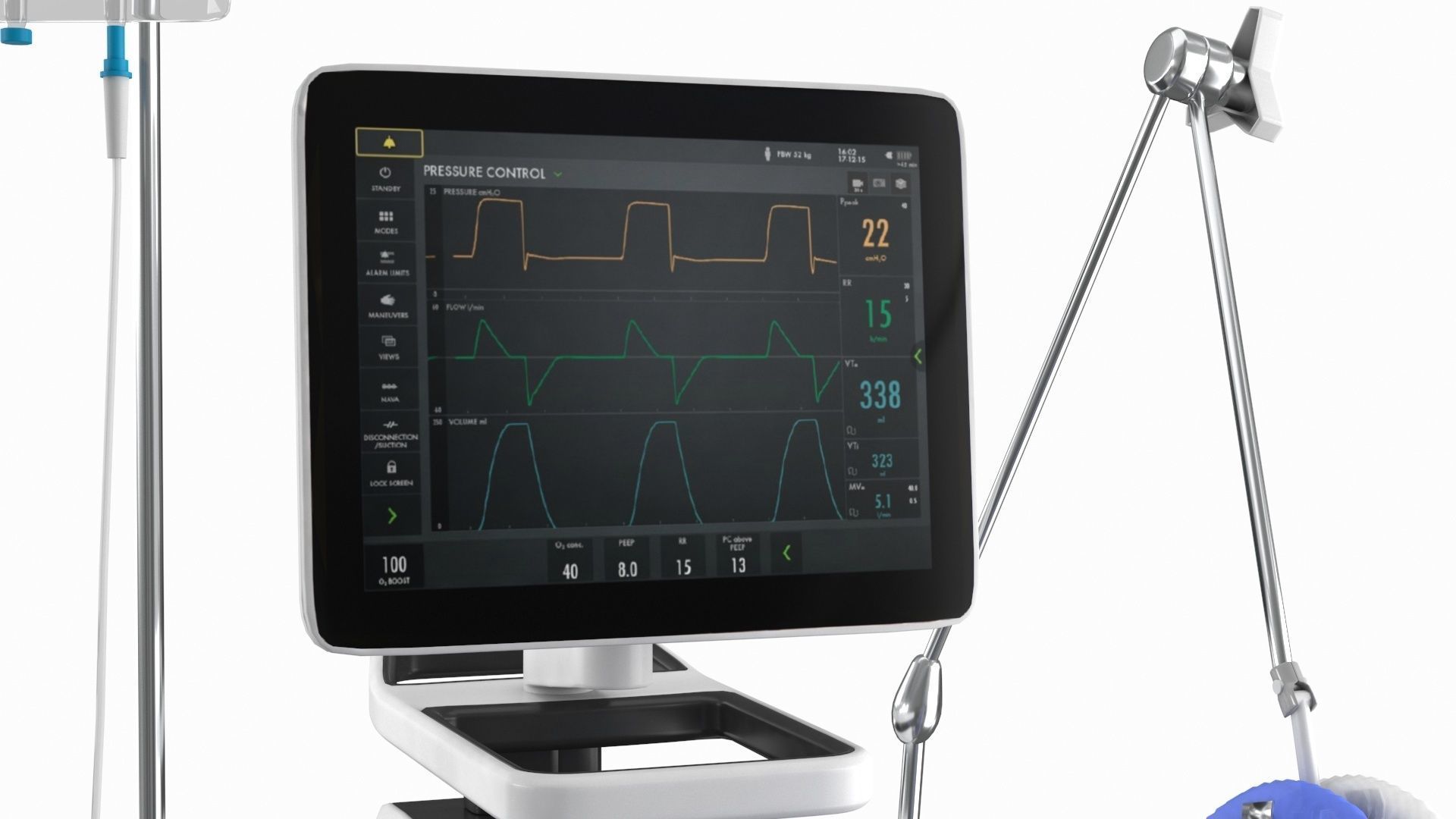 Ventilator Servo - U Low-poly 3D model_12