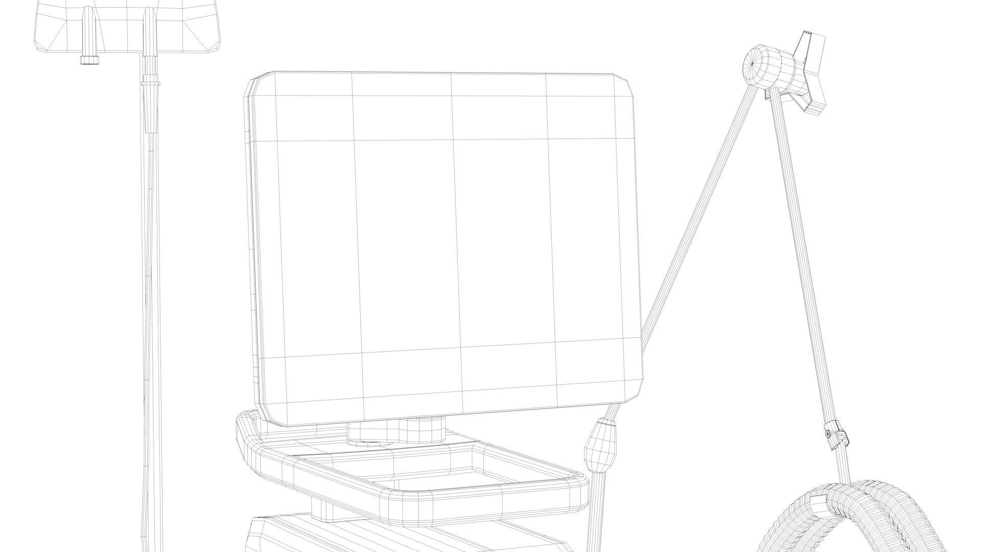 Ventilator Servo - U Low-poly 3D model_21