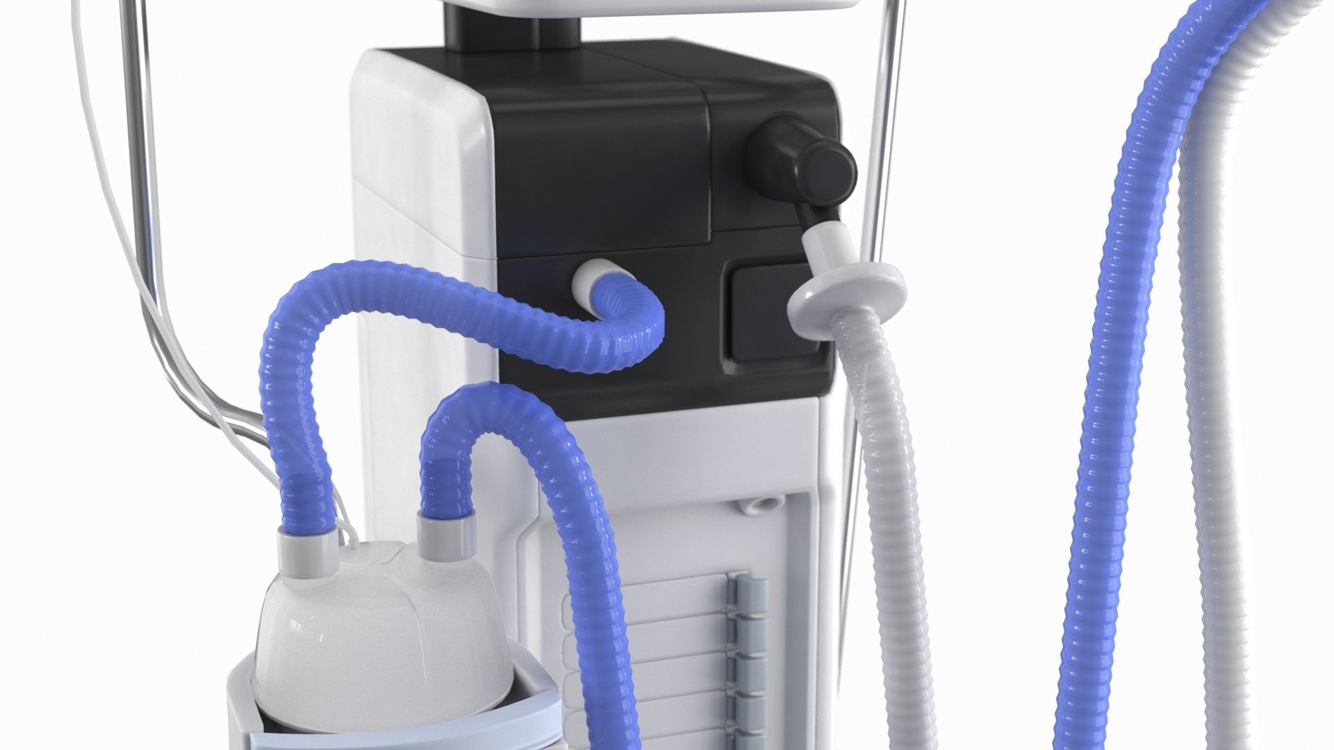 Ventilator Servo - U Low-poly 3D model_13