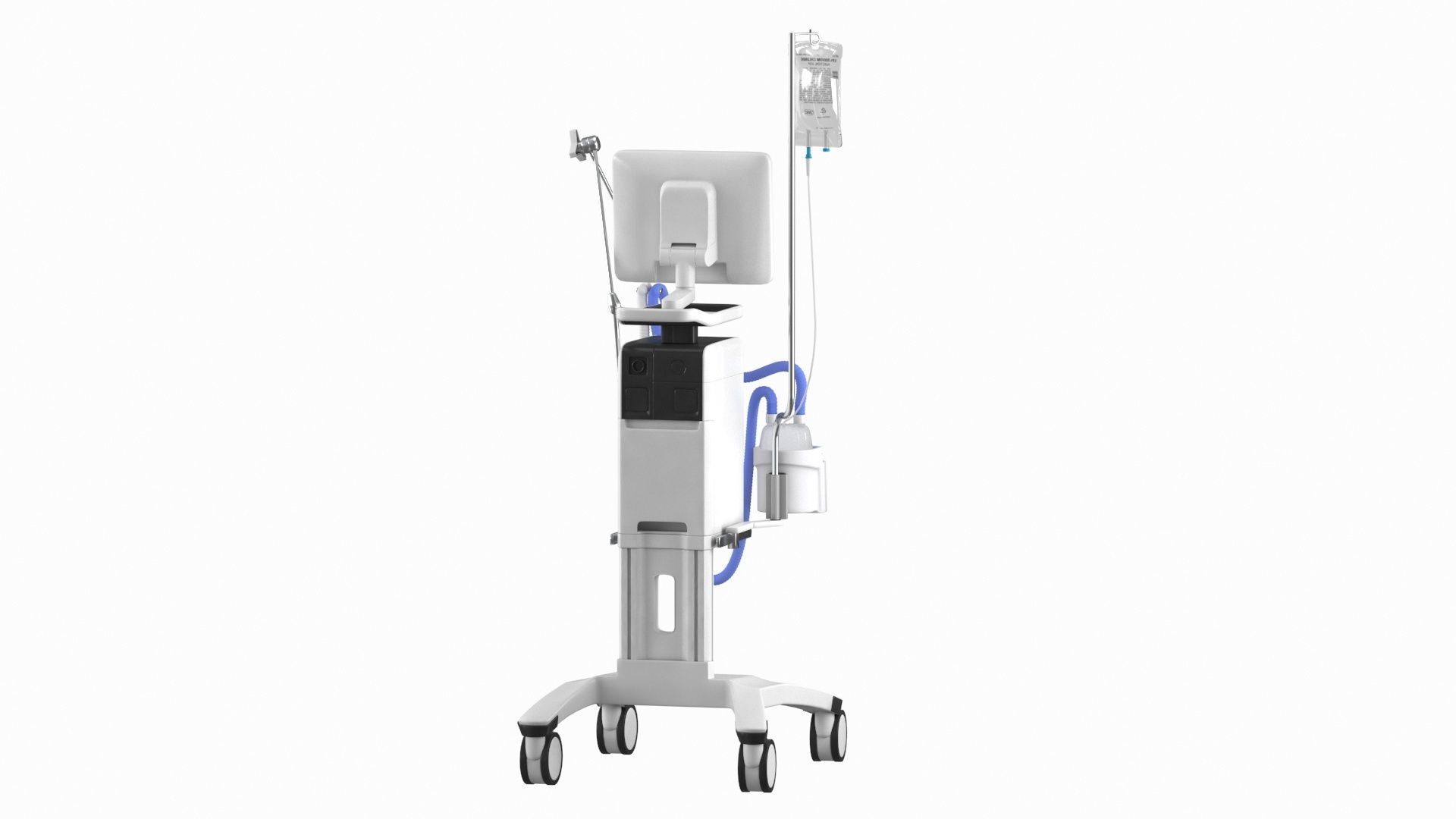 Ventilator Servo - U Low-poly 3D model_5