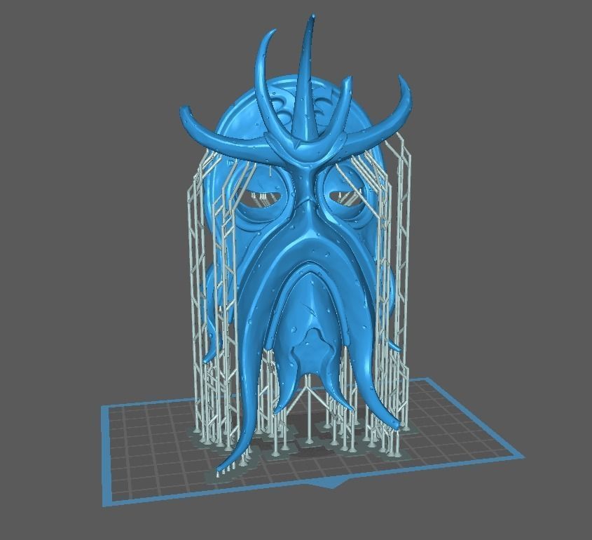 Cultist mask 3d print 3D print model_2