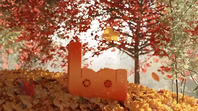 Autum Leavs - Photorealistic Wrinkled Leaves Low-poly 3D model