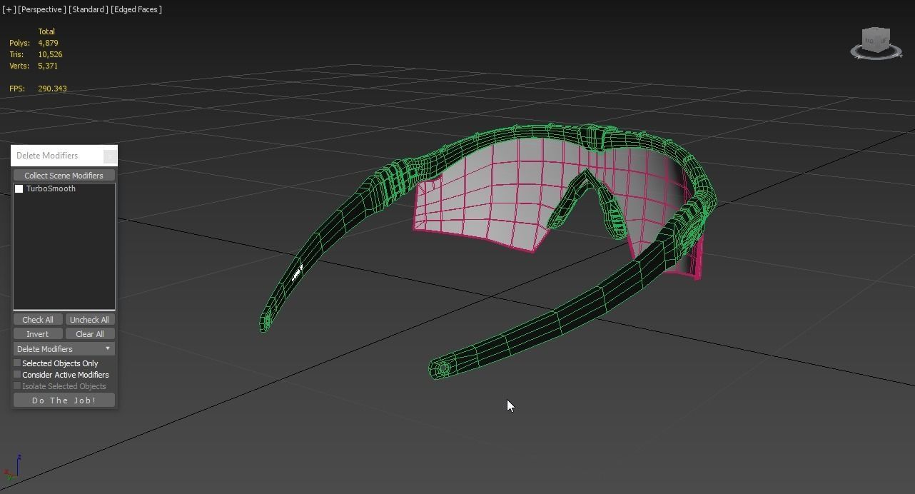 Oakley Industrial M Frame 3 PPE Clear Lenses Safety eyewear  3D model_4